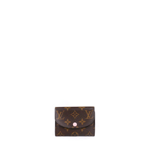LOUIS VUITTON - Porte-monnaie Rosalie Louis Vuitton en toile monogrammée