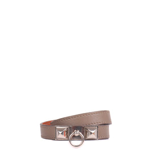 HERMÈS - Orange Clic H bracelet