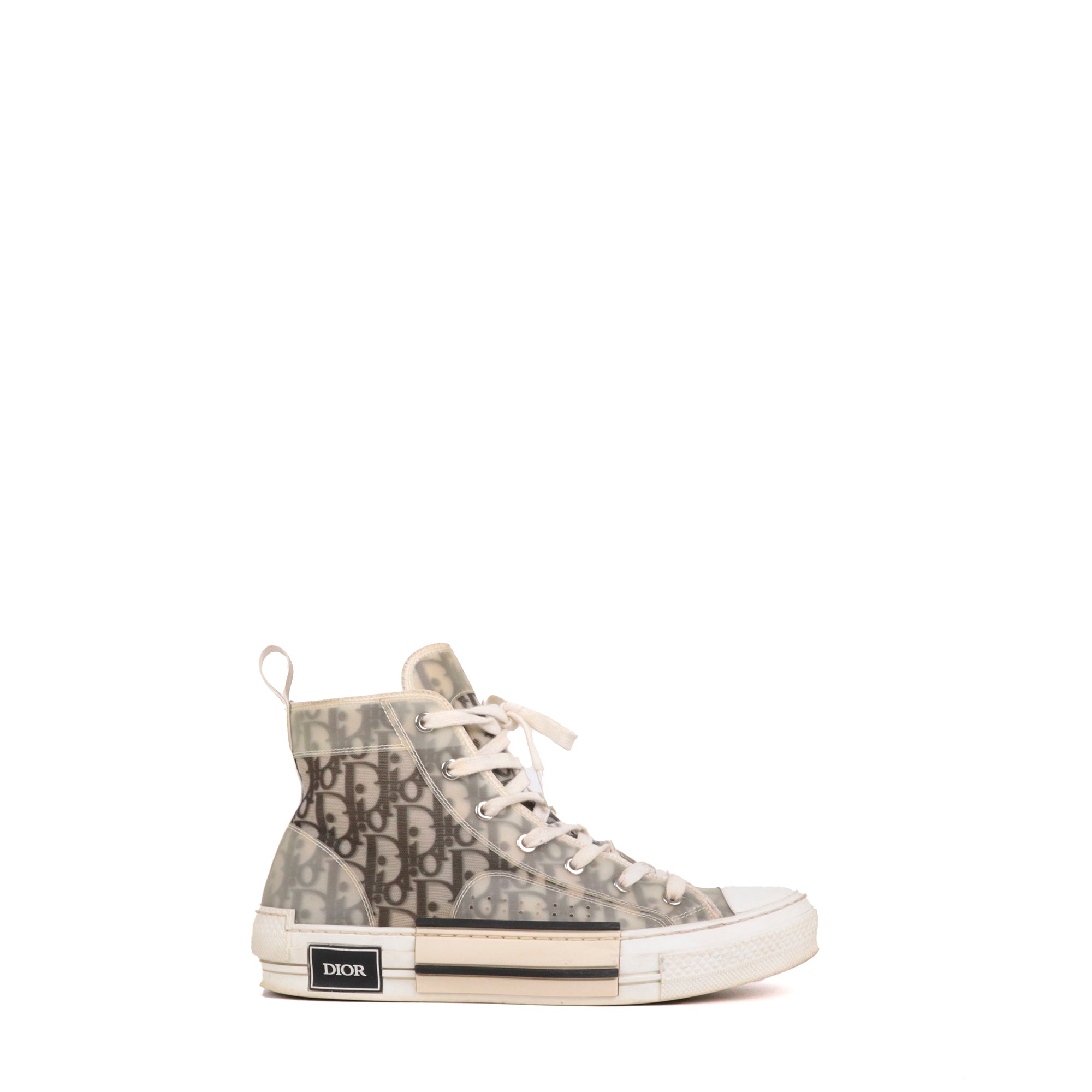 DIOR - B23 High sneakers in oblique canvas (T37)