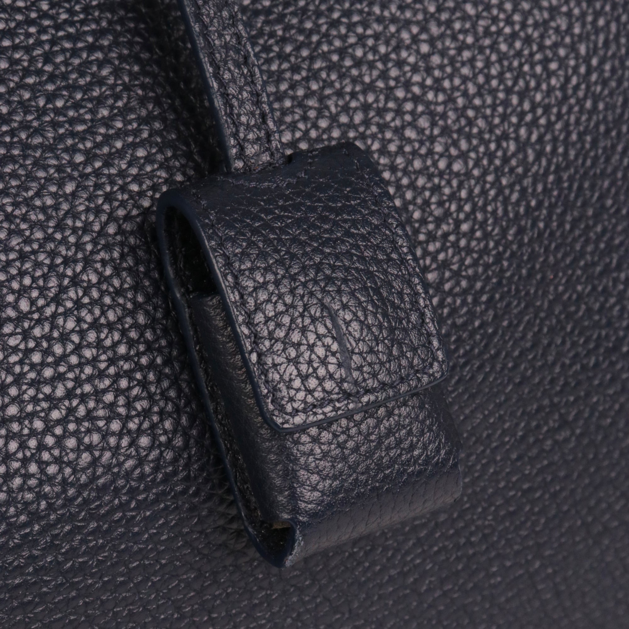 SAINT LAURENT - Nano day bag in gray grained leather