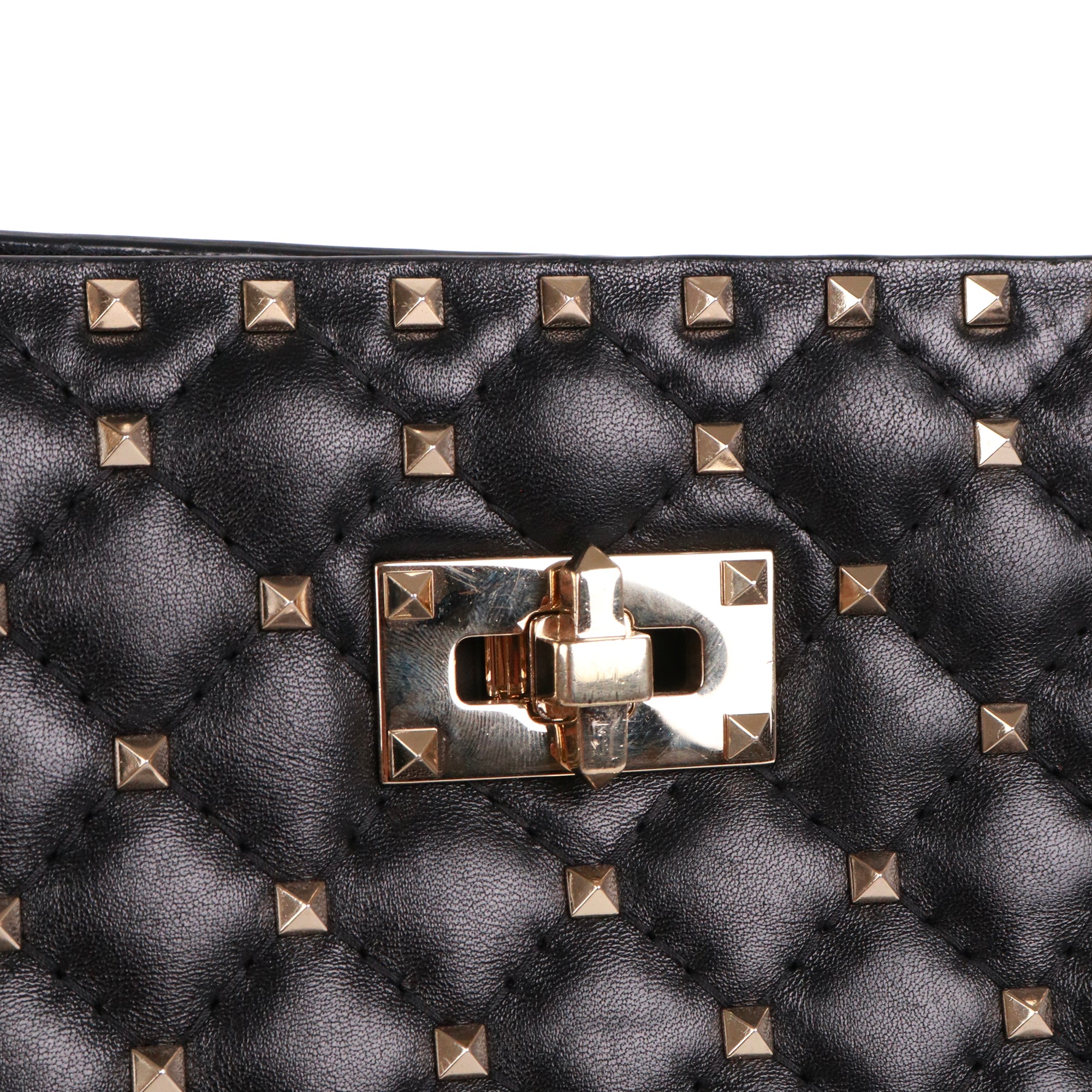 VALENTINO - Rockstud leather tote bag