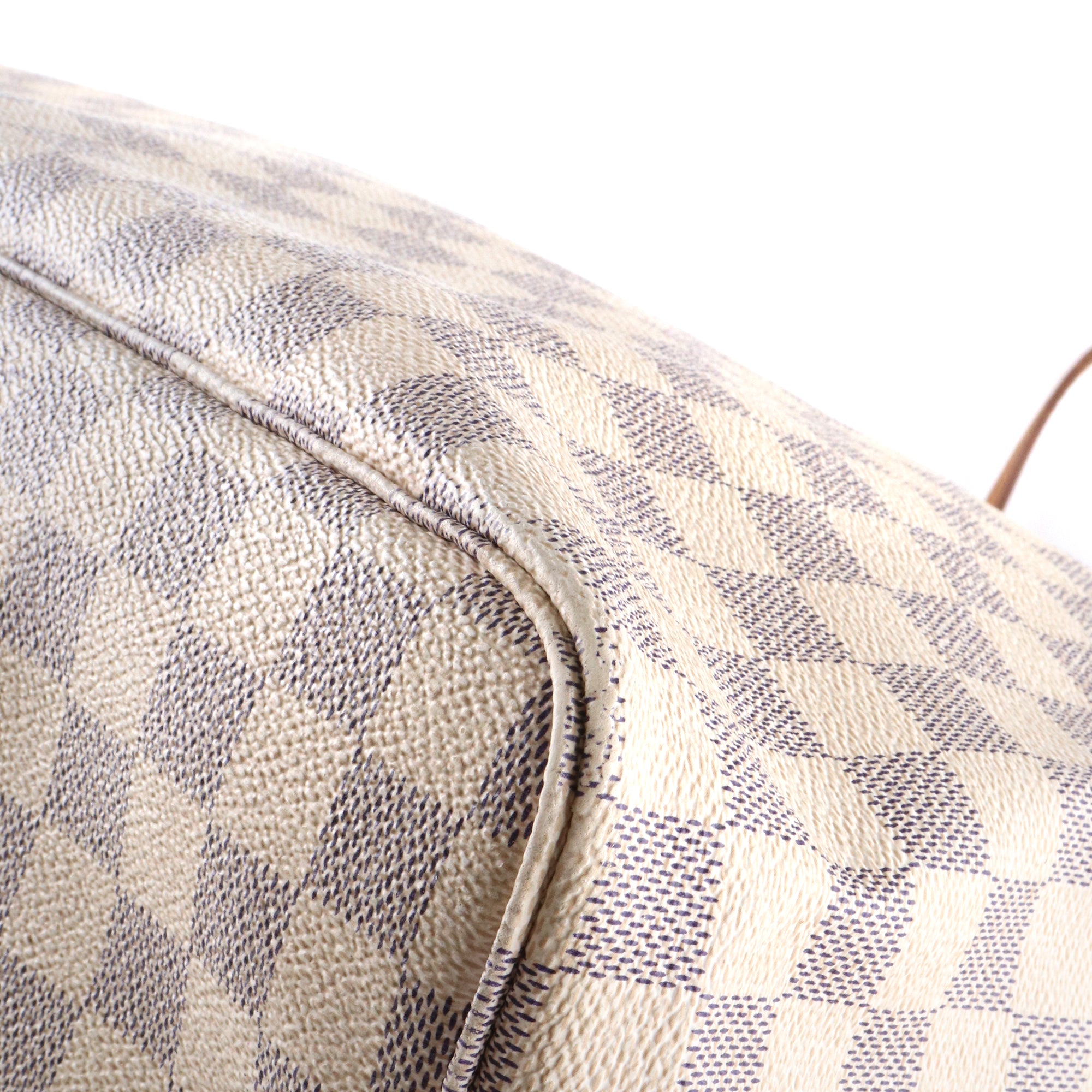 LOUIS VUITTON - Neverfull GM azure checkerboard tote bag