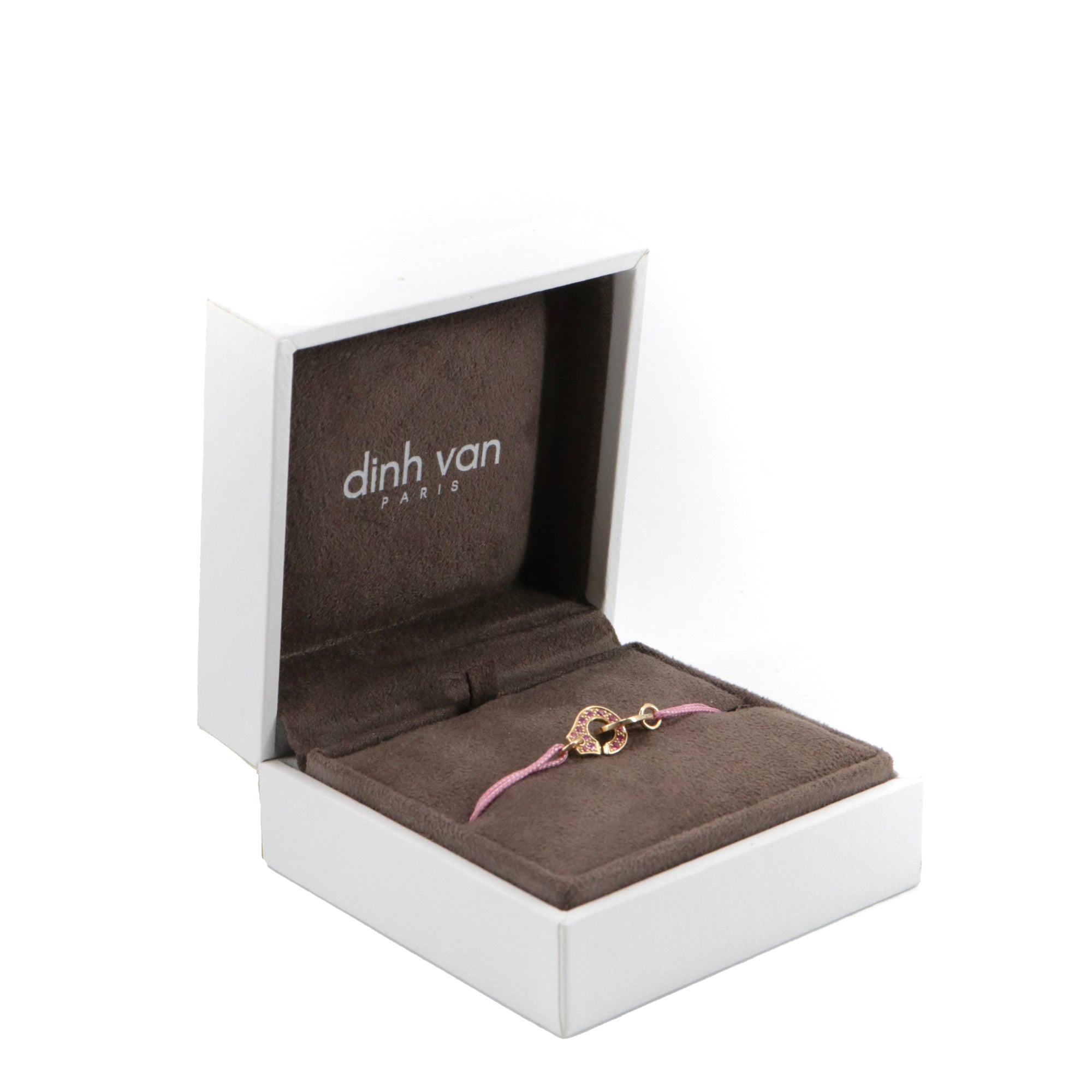 DINH VAN - Bracelet Menottes R8 Dinh Van en or jaune et saphir