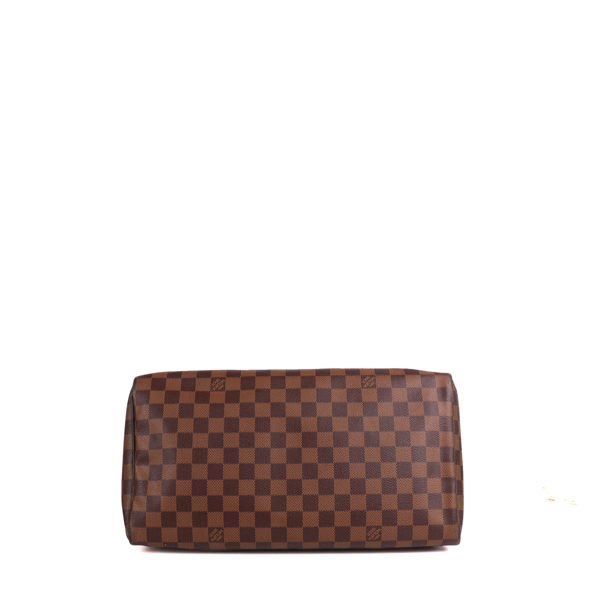 LOUIS VUITTON - Sac à main Speedy 35 Louis Vuitton en toile damier ébène