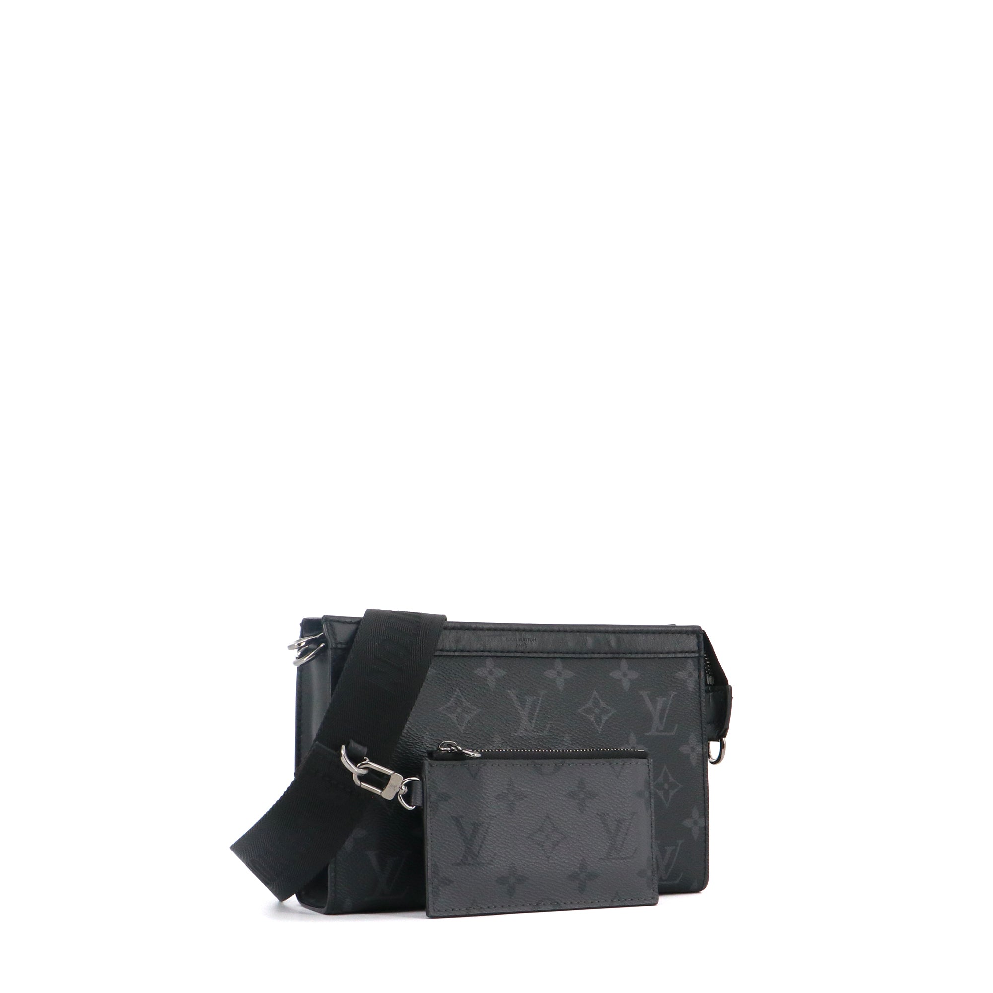 LOUIS VUITTON - Louis Vuitton Gaston Wearable shoulder bag in Eclipse monogram canvas