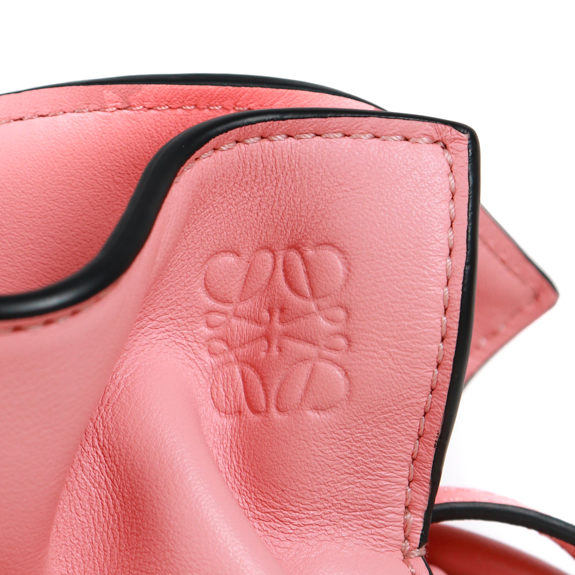 LOEWE - Sac à bandoulière Flamenco Clutch en cuir rose pêche