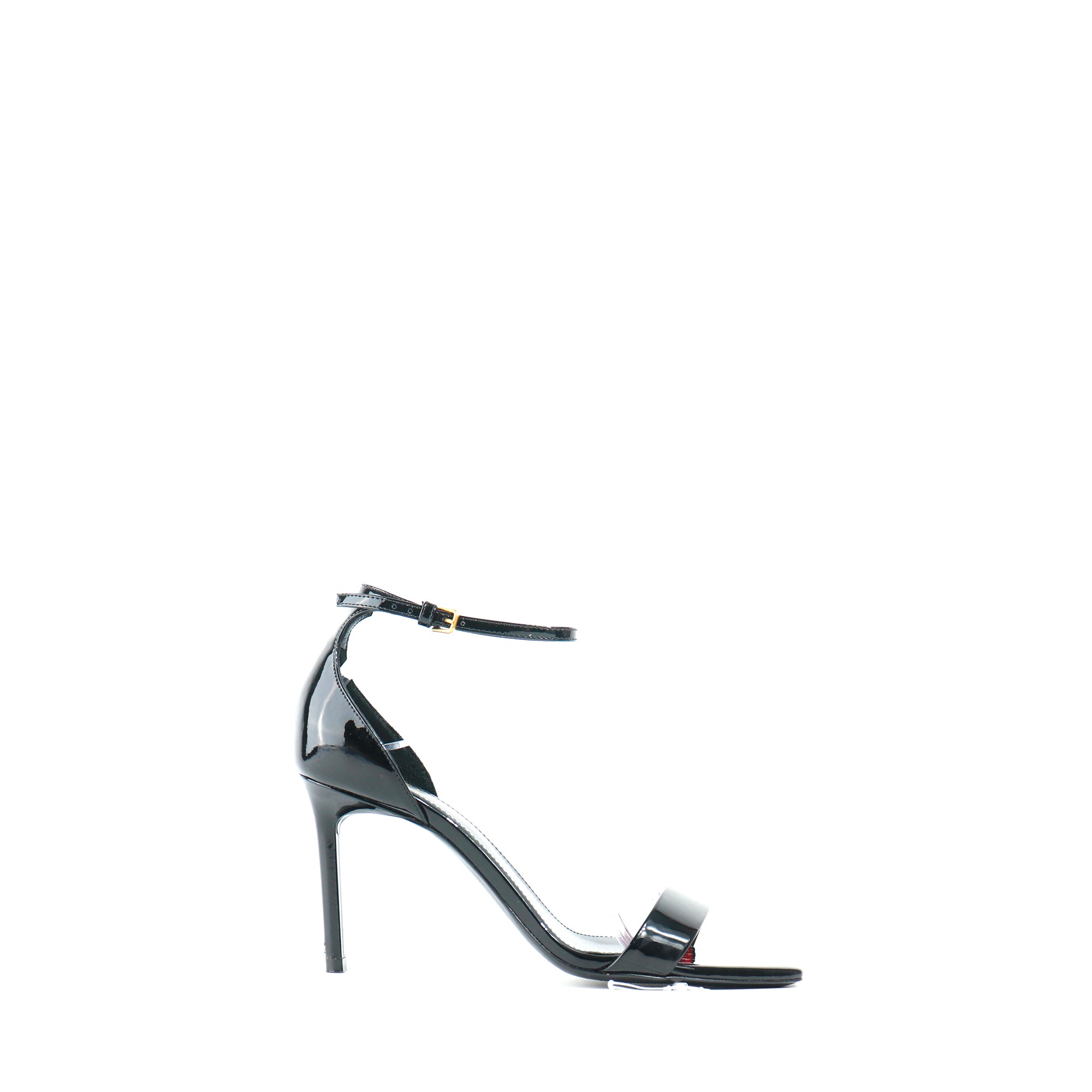 SAINT LAURENT - Escarpins Amber en cuir verni noir (T36)