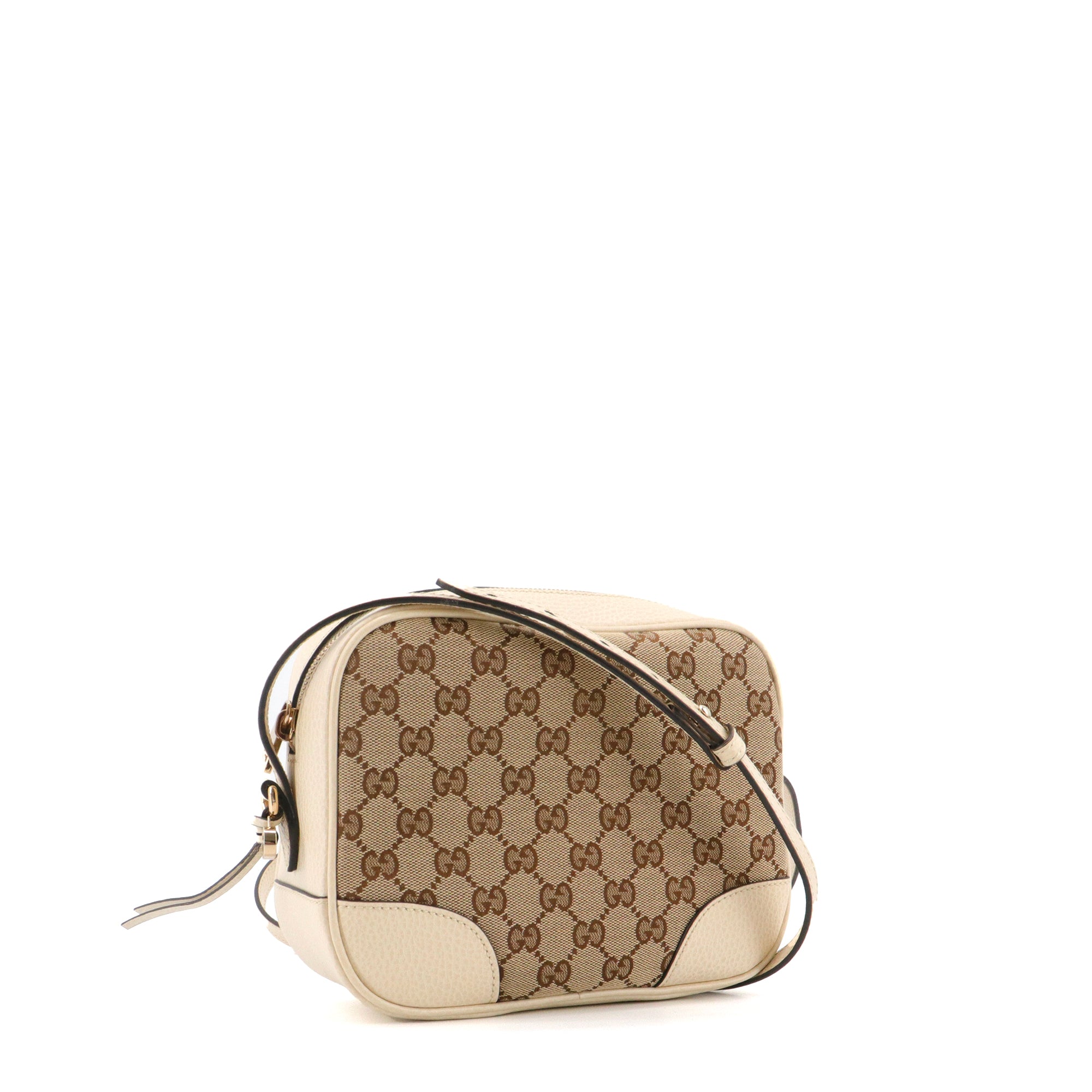 GUCCI - Gucci Bree shoulder bag in beige monogrammed canvas