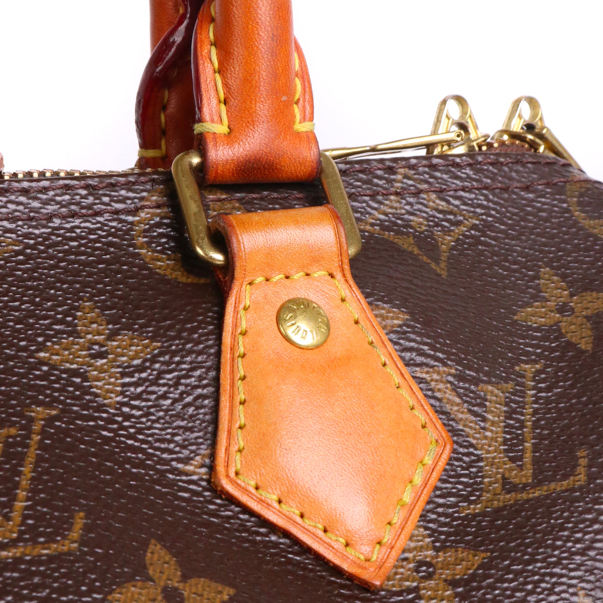 LOUIS VUITTON - Sac à bandoulière Speedy 25 Louis Vuitton en toile monogrammée