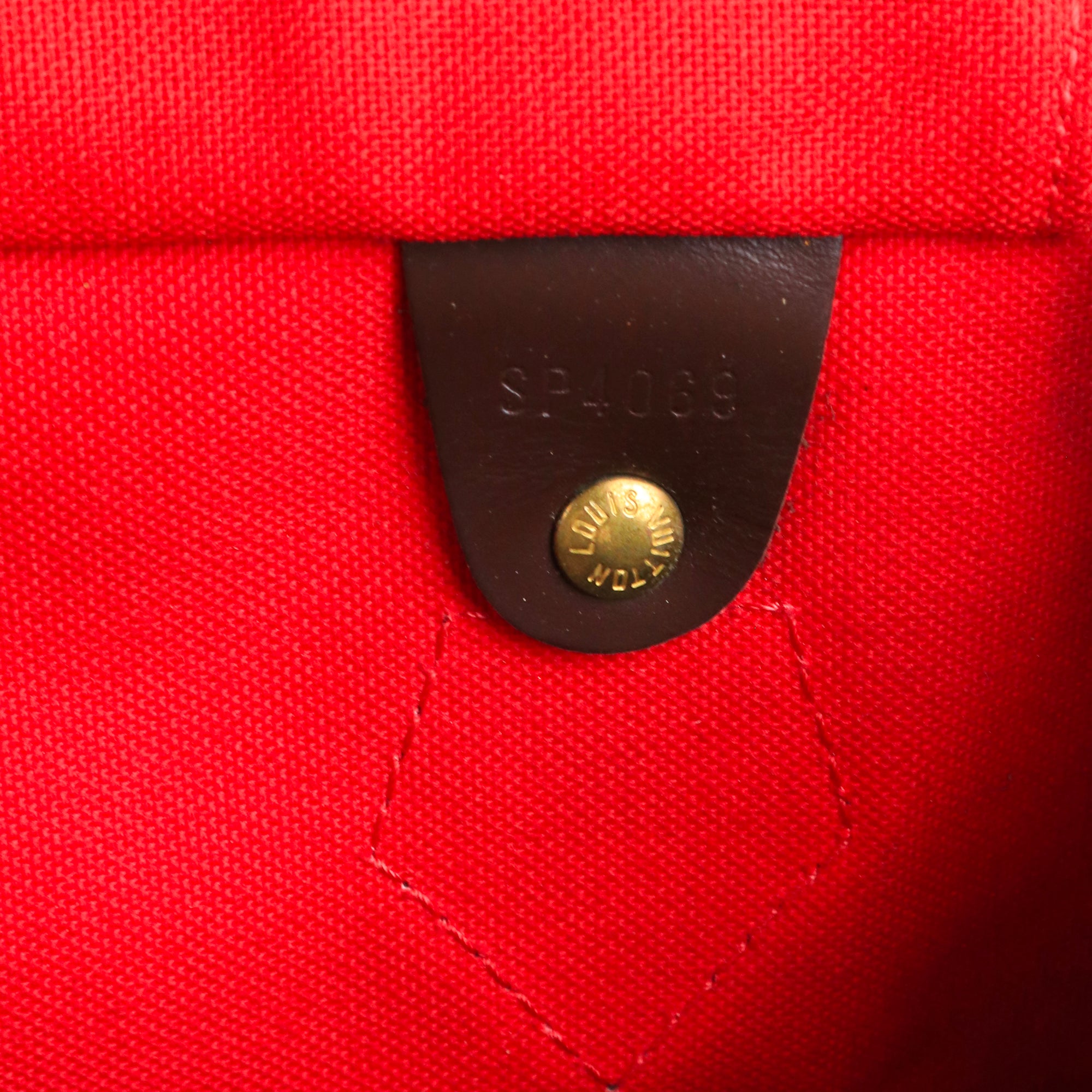 LOUIS VUITTON - Louis Vuitton Speedy 35 shoulder bag in Damier Ébène canvas