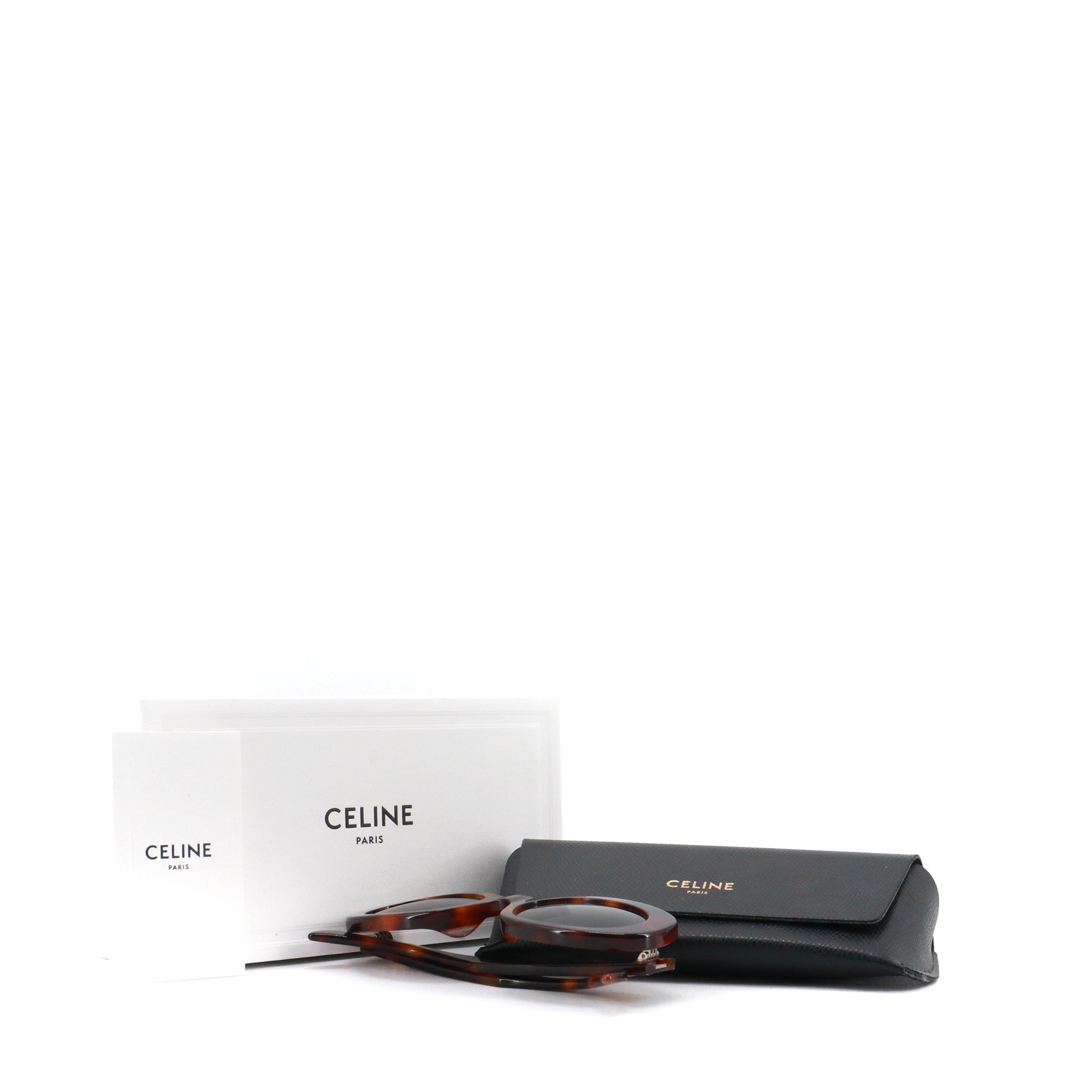 CELINE - Lunettes de soleil Triomphe 4-2.2 Céline en écaille marron
