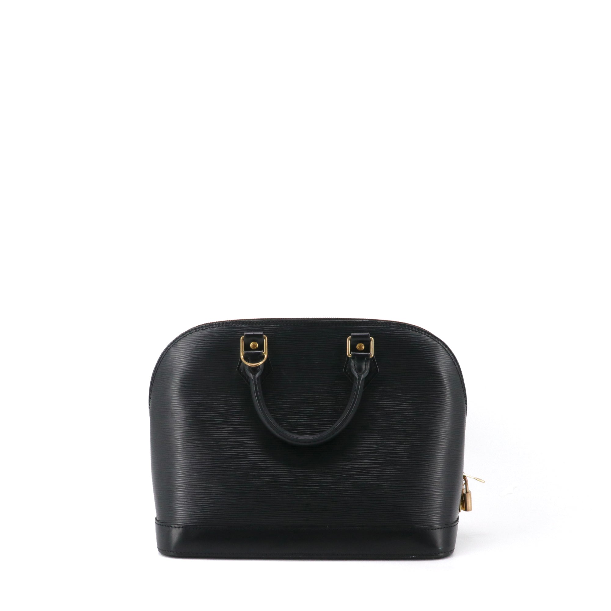 LOUIS VUITTON - Sac à main Alma PM Louis Vuitton en cuir épi noir