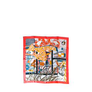 HERMÈS - Carré 66 Rendez-vous Hermès in silk