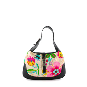 GUCCI - Gucci Jackie shoulder bag in vintage multicolored floral canvas