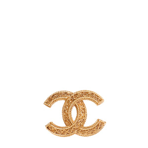 CHANEL - Chanel CC brooch with rhinestones