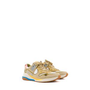 GUCCI - Sneakers Ultrapace Gucci à paillettes dorées (T36)
