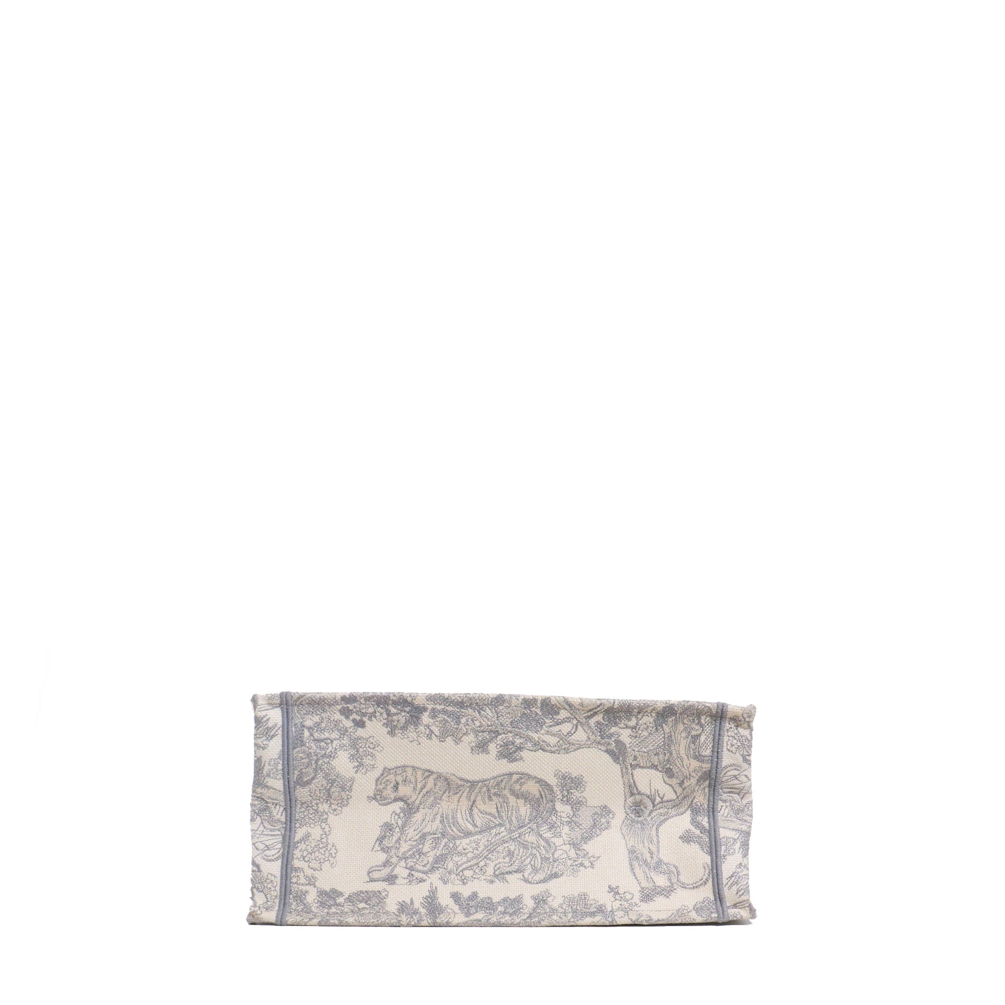 DIOR - Sac cabas Book Tote Medium Dior en toile de jouy grise