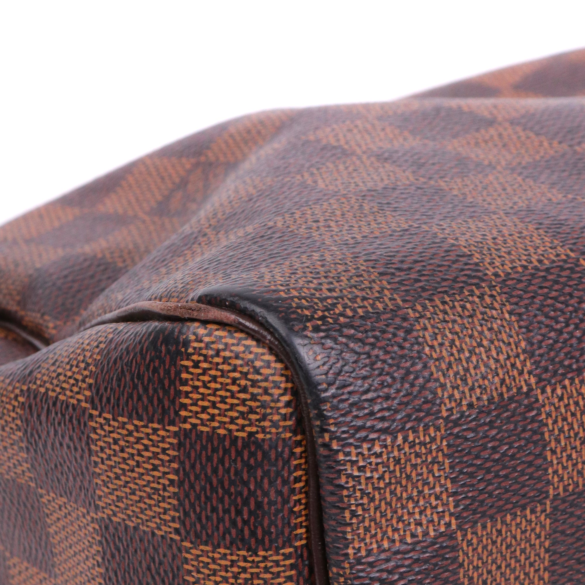 LOUIS VUITTON - Sac à bandoulière Speedy 25 Louis Vuitton en toile damier ébène