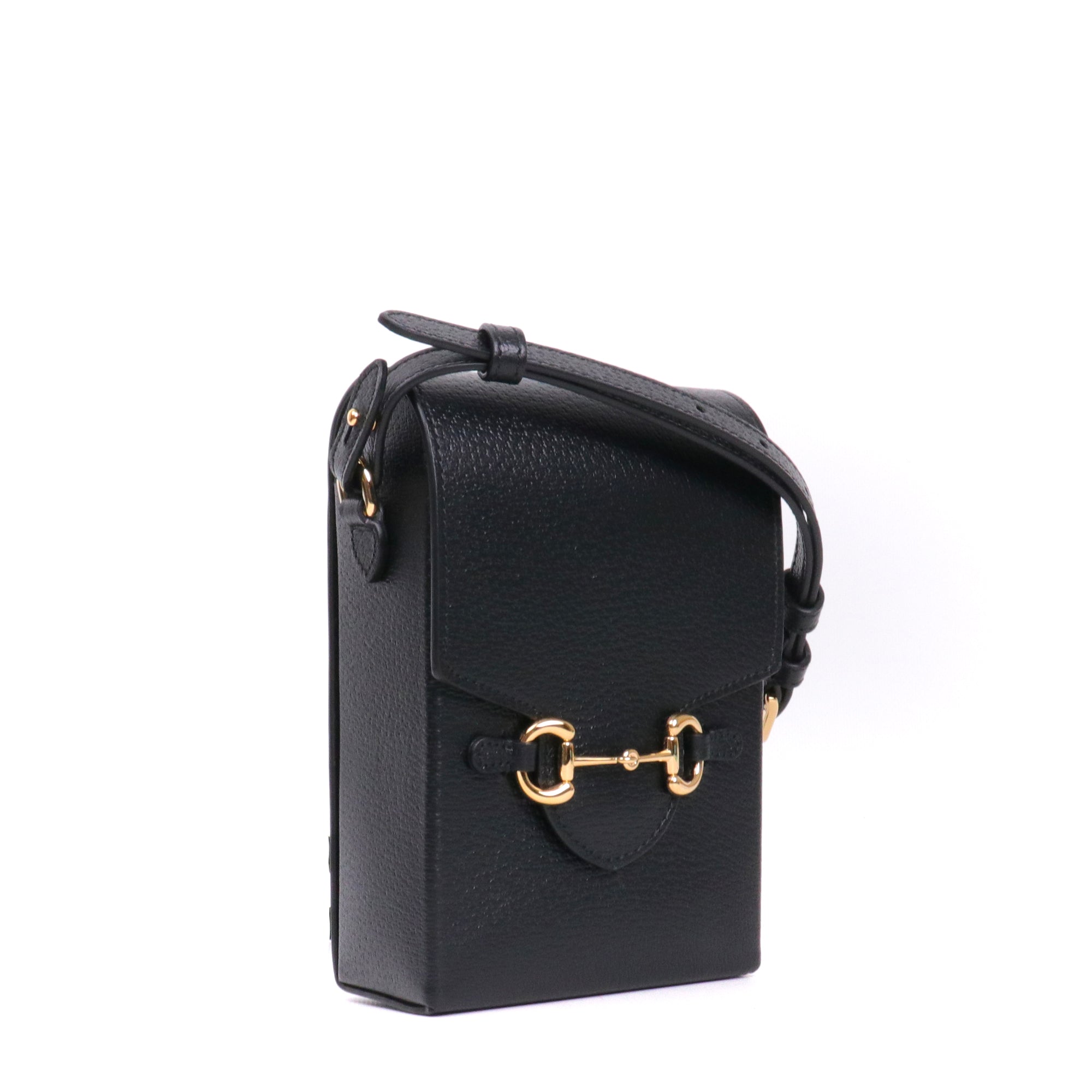 GUCCI - GG Marmont Small Size shoulder bag in black leather