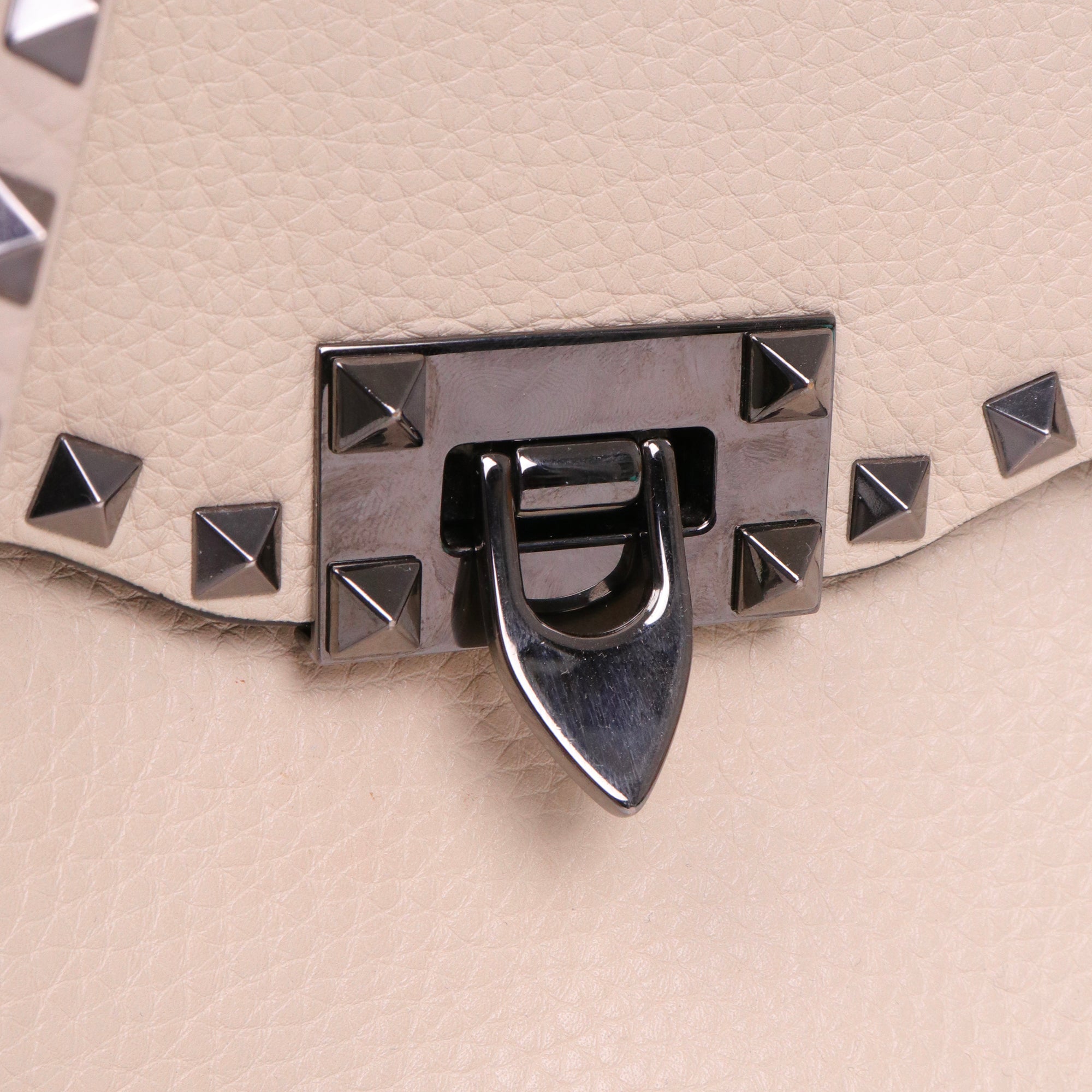 VALENTINO - Rockstud leather tote bag