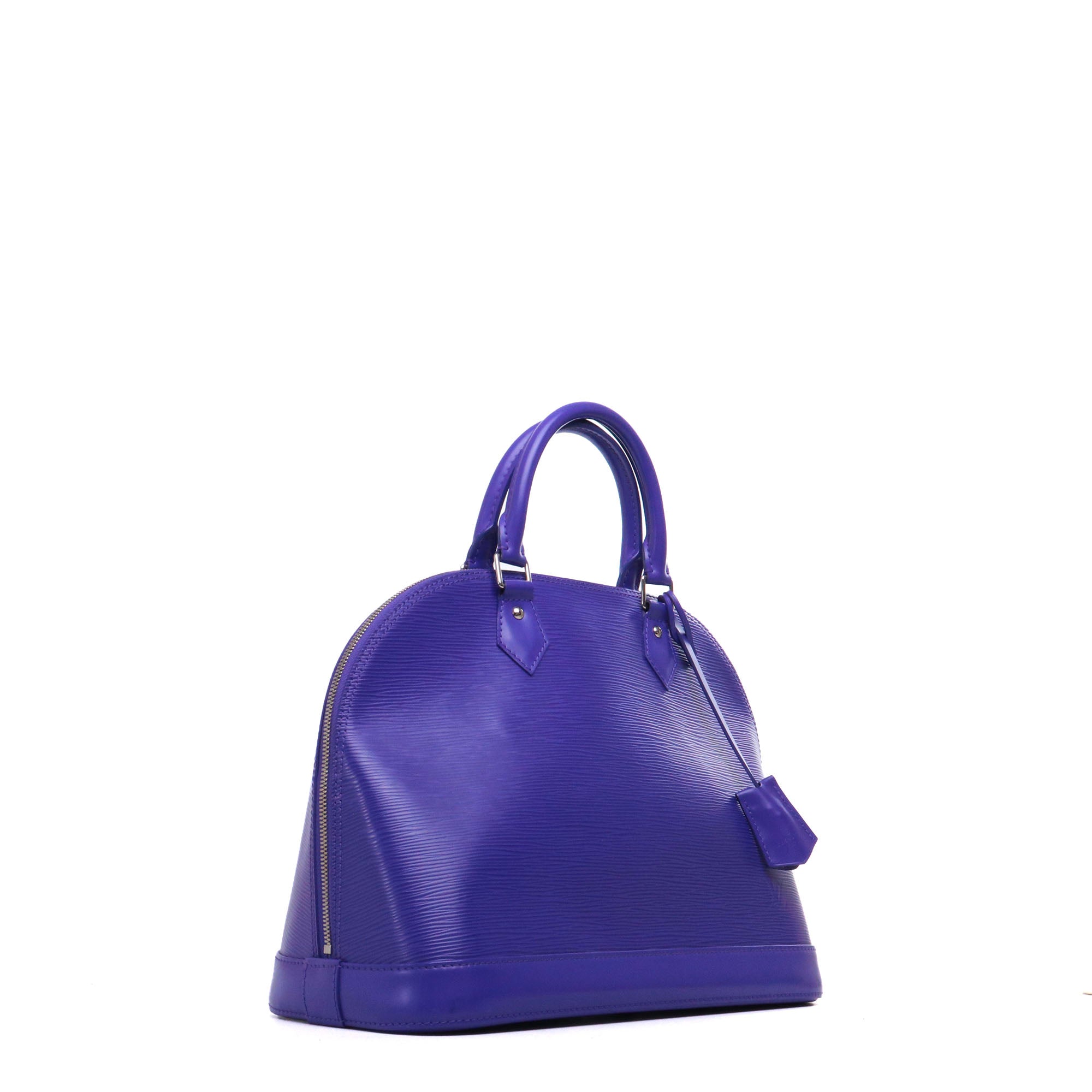 LOUIS VUITTON - Sac à main Alma Louis Vuitton en cuir épi violet édition limitée