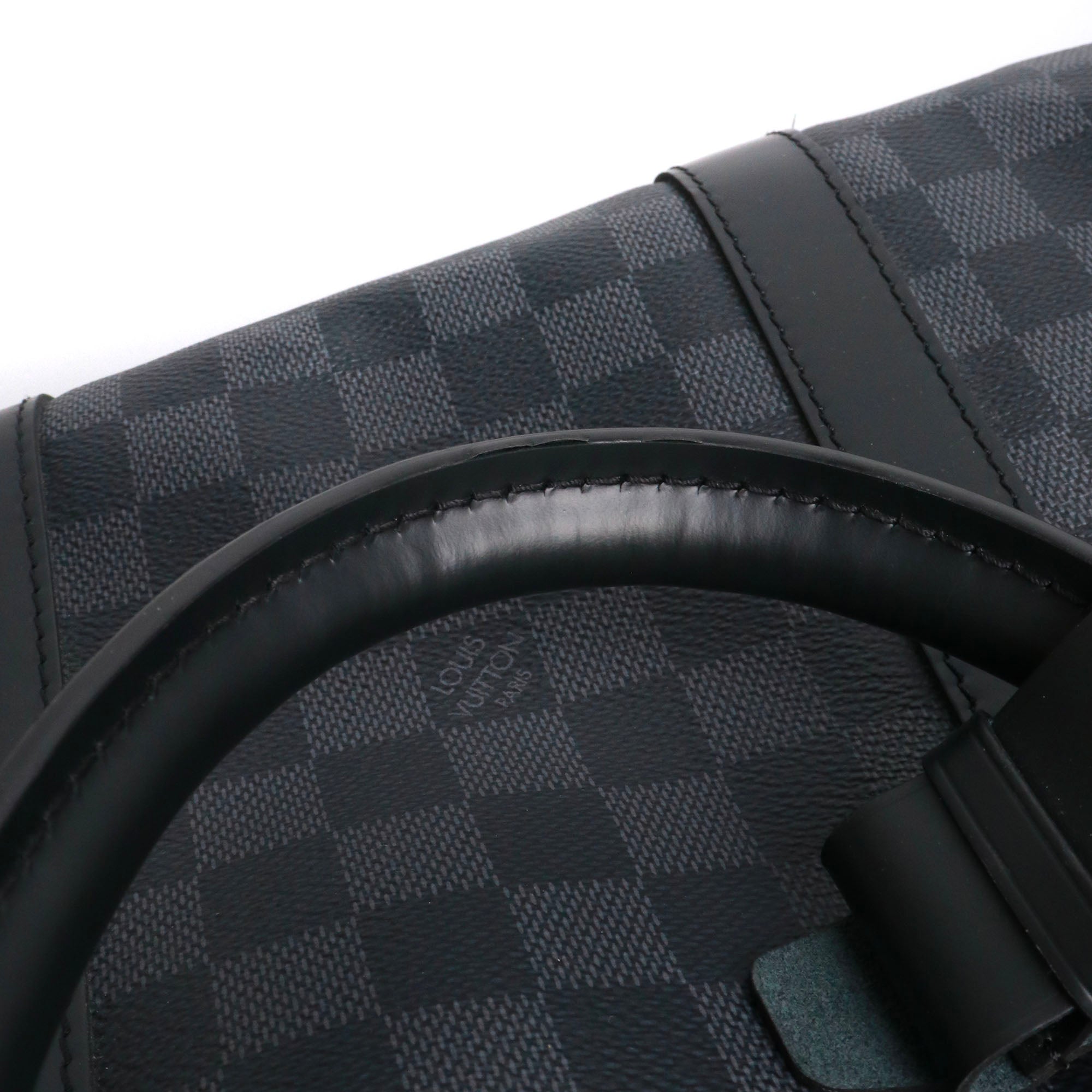 LOUIS VUITTON - Louis Vuitton Keepall 55 travel bag in graphite damier canvas