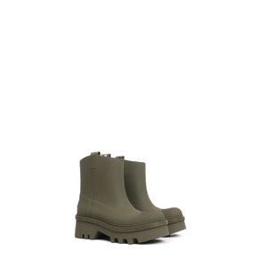 CHLOÉ - C Chloé ankle boots in crocodile-embossed leather (T38.5)