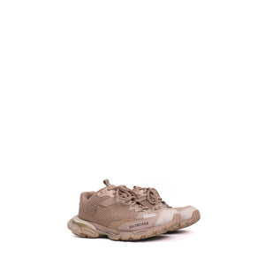 BALENCIAGA - Baskets Track Balenciaga en cuir et toile marron (T42)
