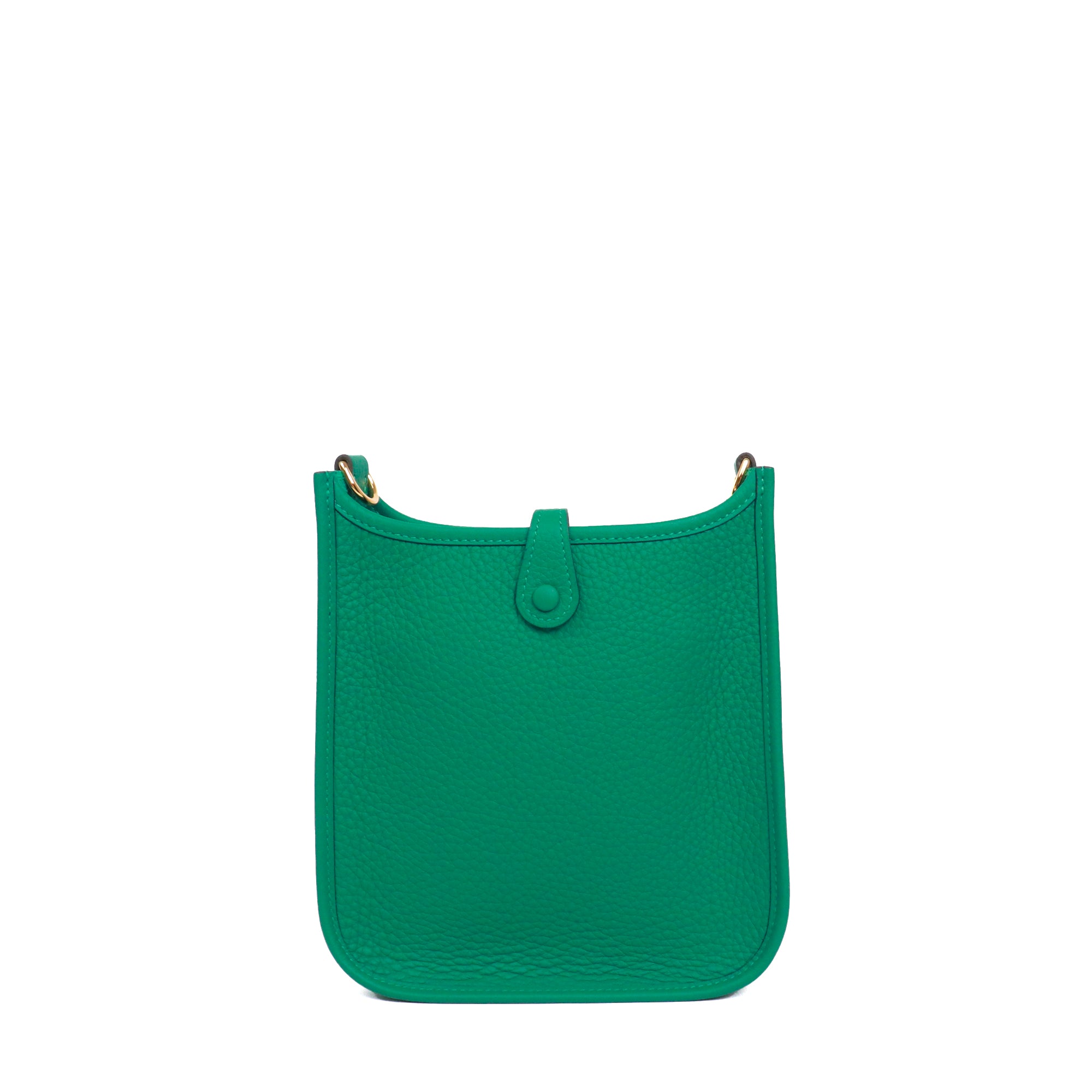HERMÈS - Evelyne 16 shoulder bag in verona green taurillon leather