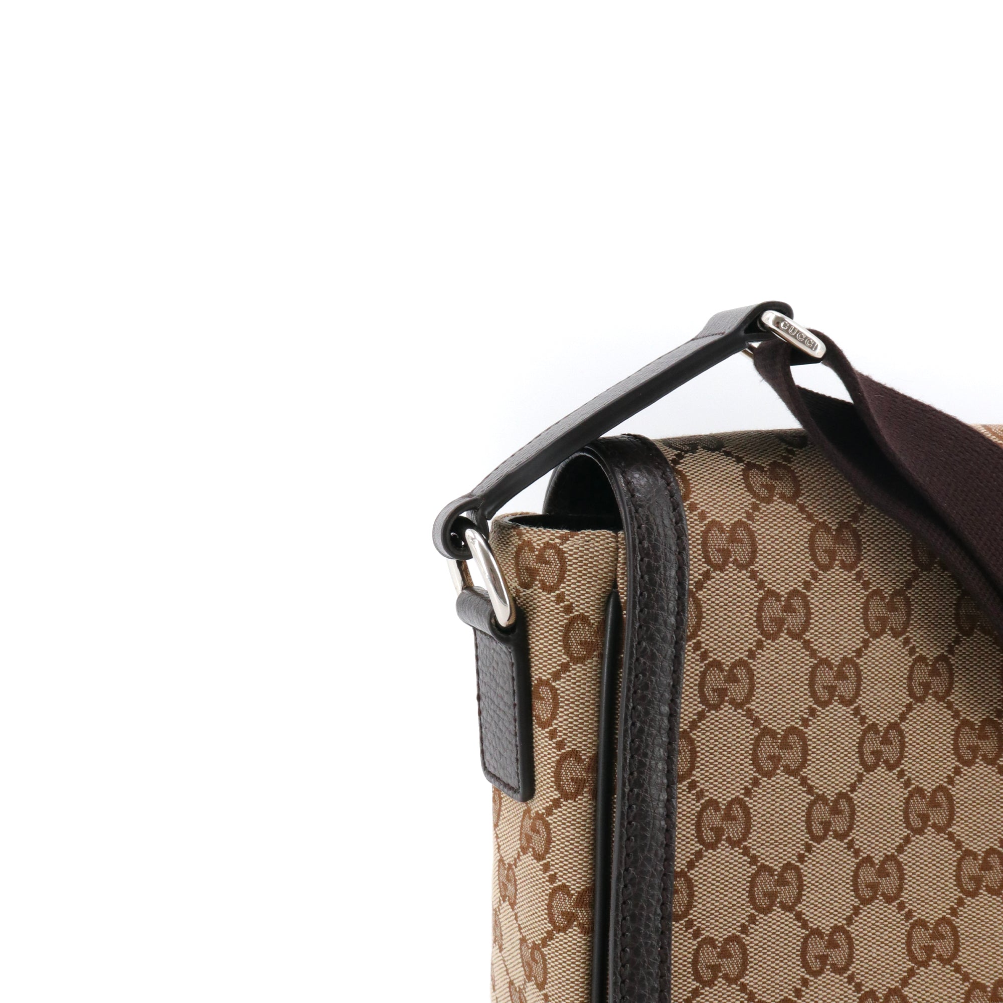 GUCCI - Sac à bandoulière Messenger GG Gucci en toile monogrammée