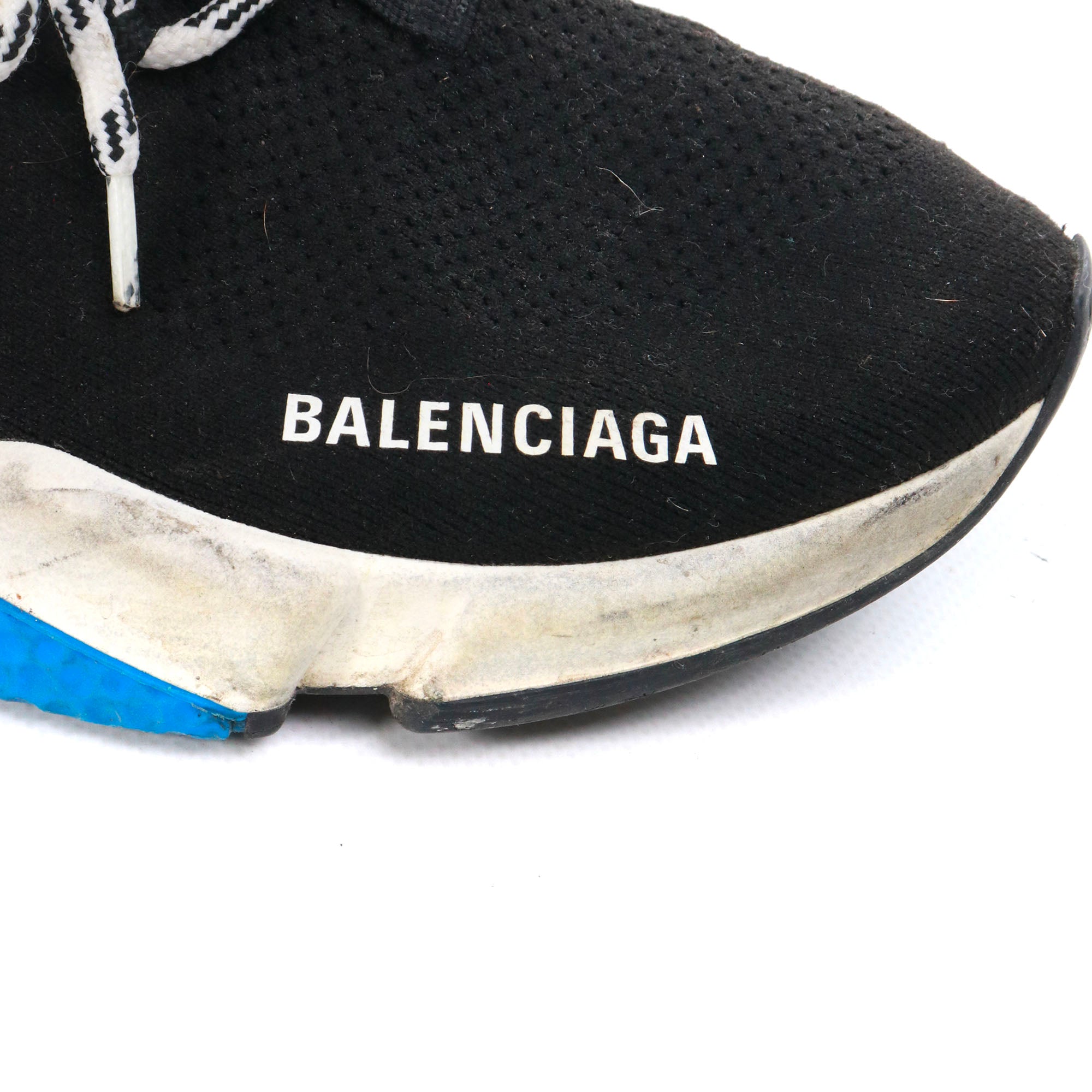 BALENCIAGA - Sneakers Speed à lacets en toile noire (T40)