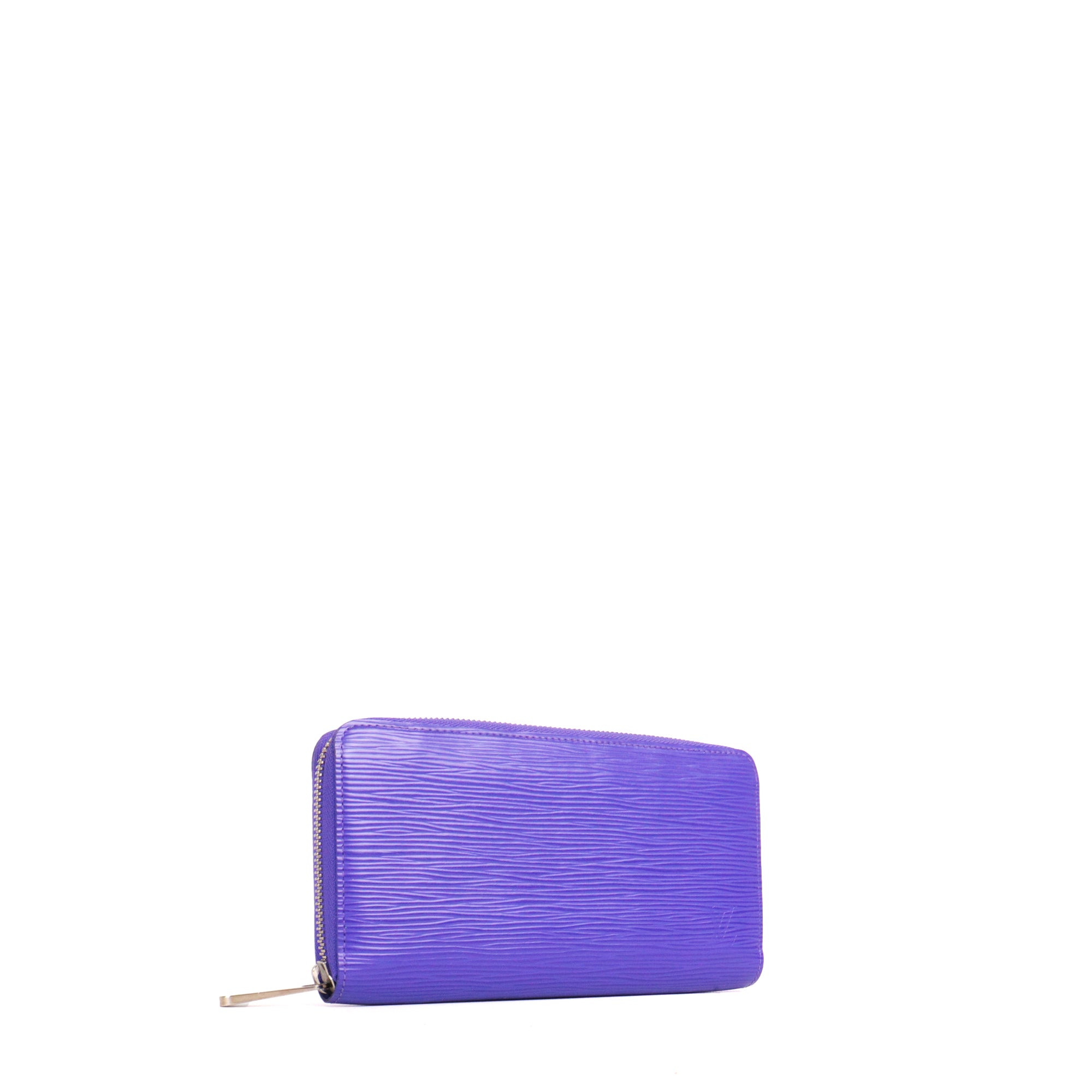 LOUIS VUITTON - Portefeuille Zippy Louis Vuitton en cuir épi violet