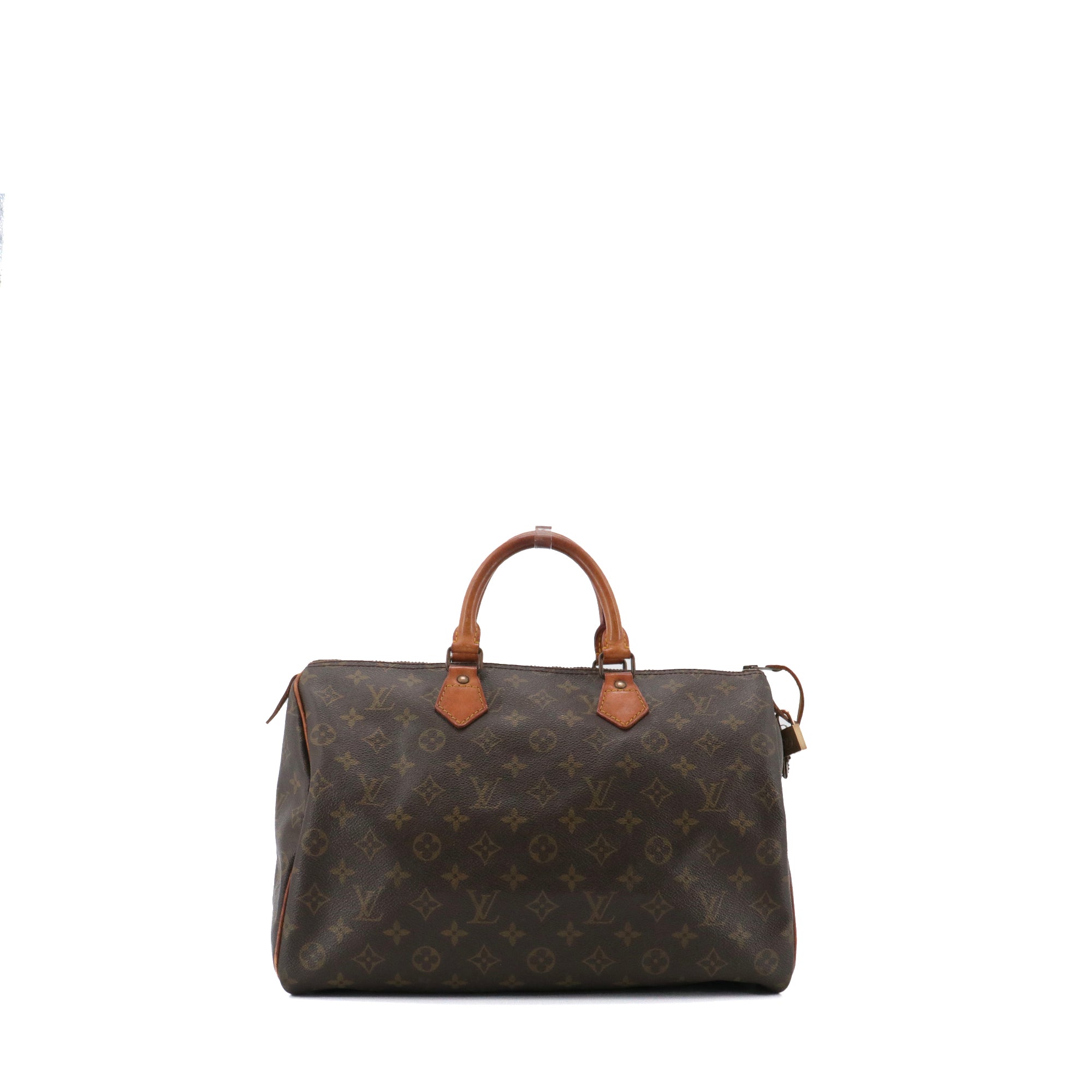 LOUIS VUITTON - Sac à main Speedy 30 Louis Vuitton en toile monogrammée