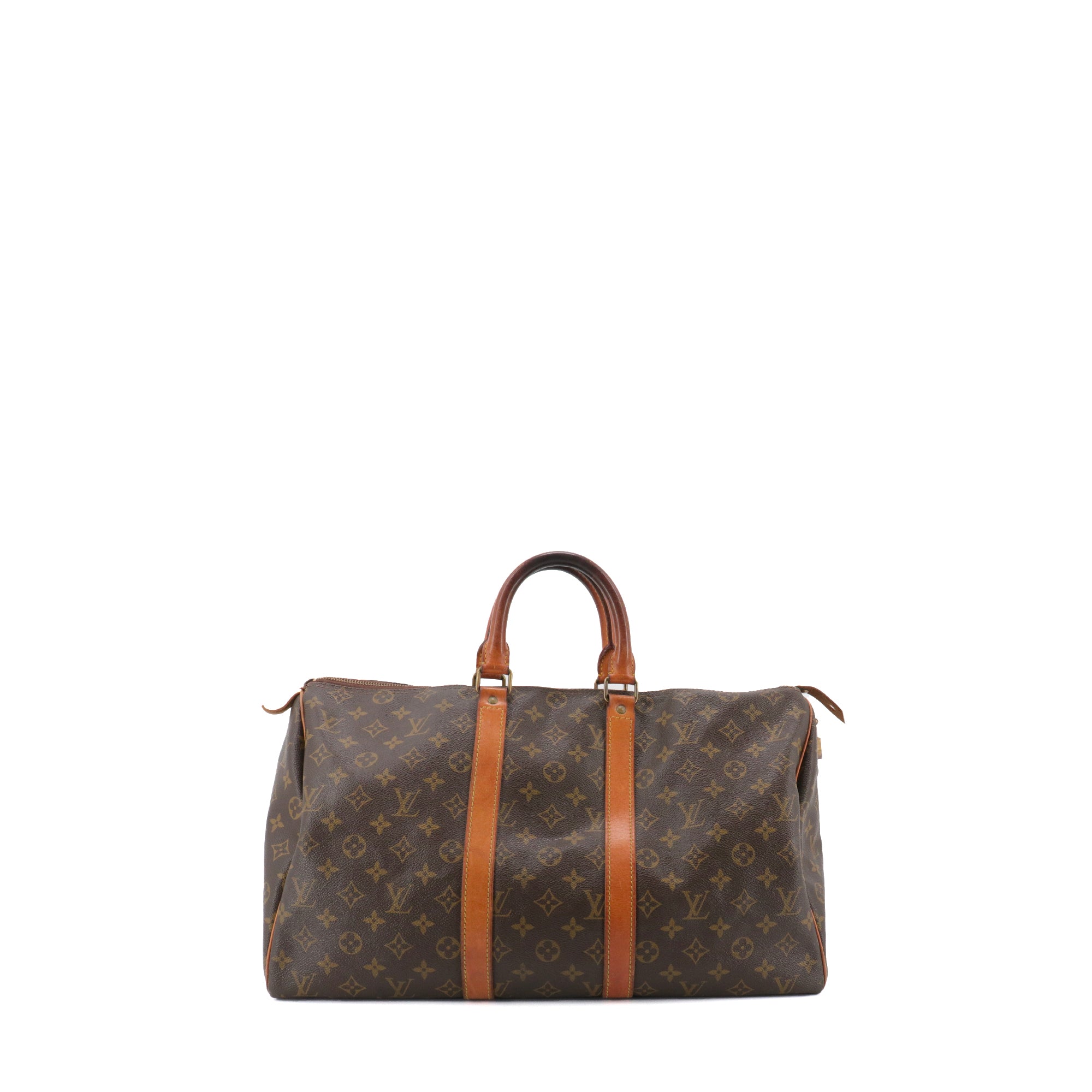 LOUIS VUITTON - Sac de voyage Keepall 50 Louis Vuitton en toile monogrammée vintage