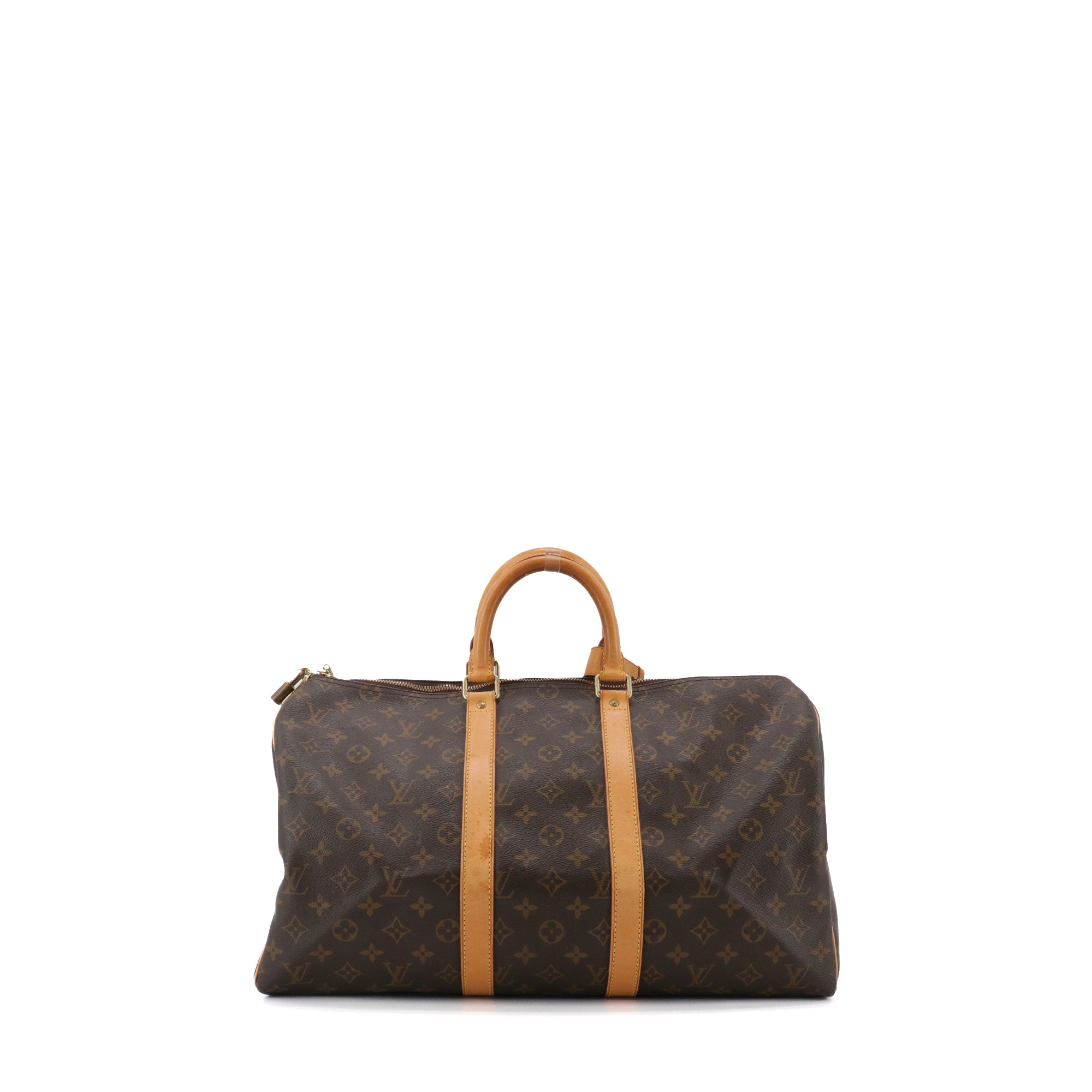 LOUIS VUITTON - Sac de voyage Keepall 45 Louis Vuitton en toile monogrammée