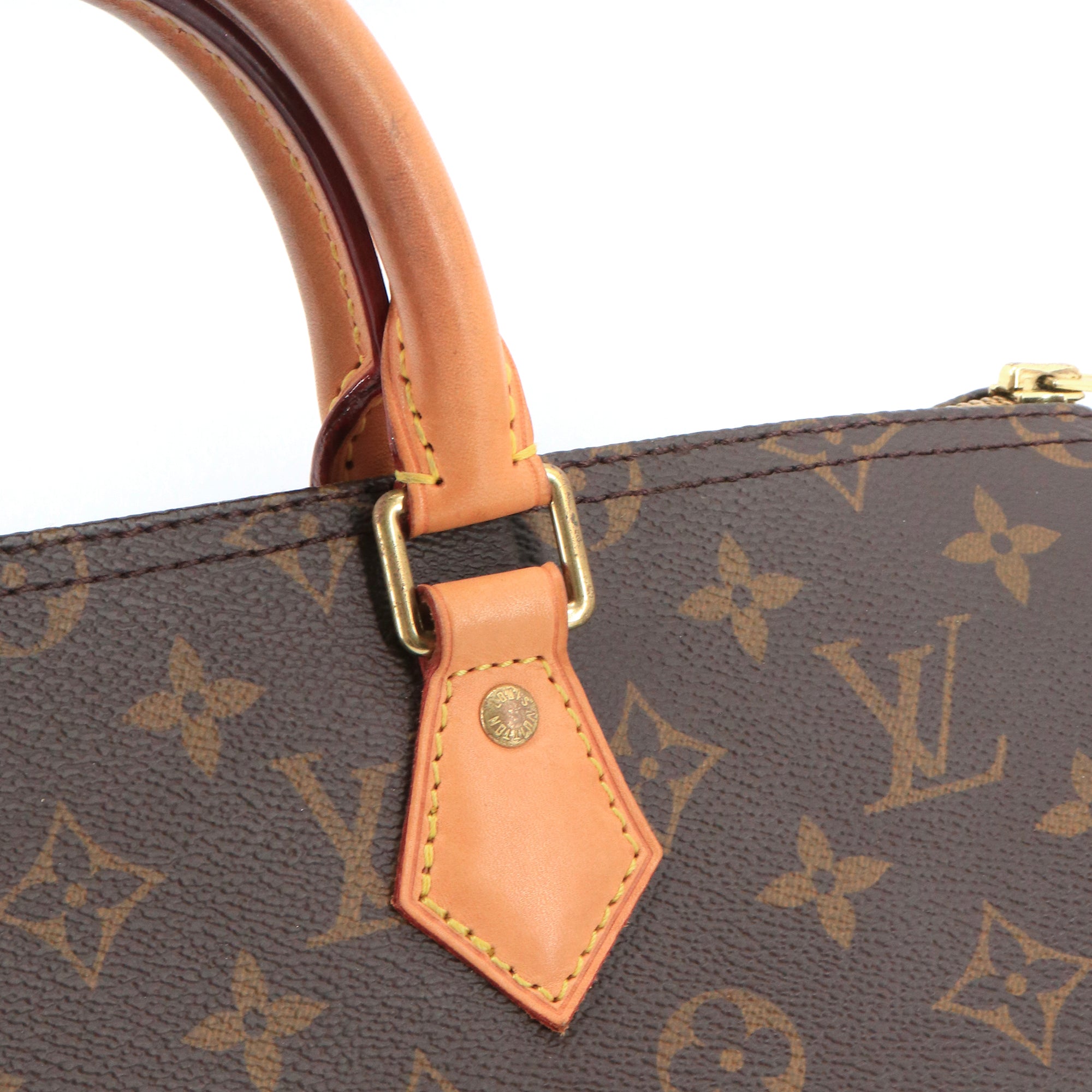 LOUIS VUITTON - Sac à main Speedy 35 Louis Vuitton en toile monogrammée