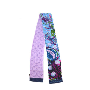 LOUIS VUITTON - Wide silk twilly