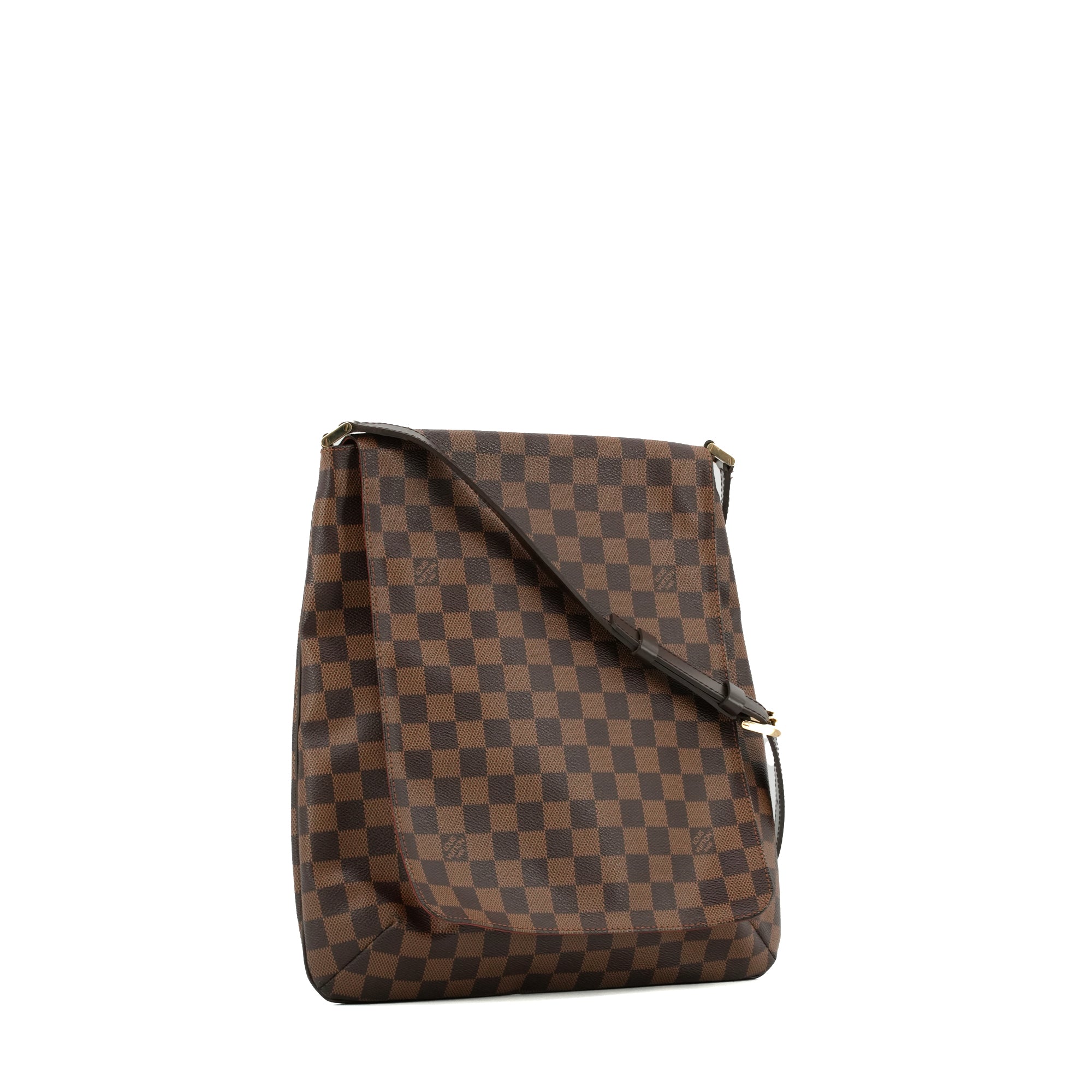 LOUIS VUITTON - Louis Vuitton Musette Salsa shoulder bag in ebony checkerboard coated canvas