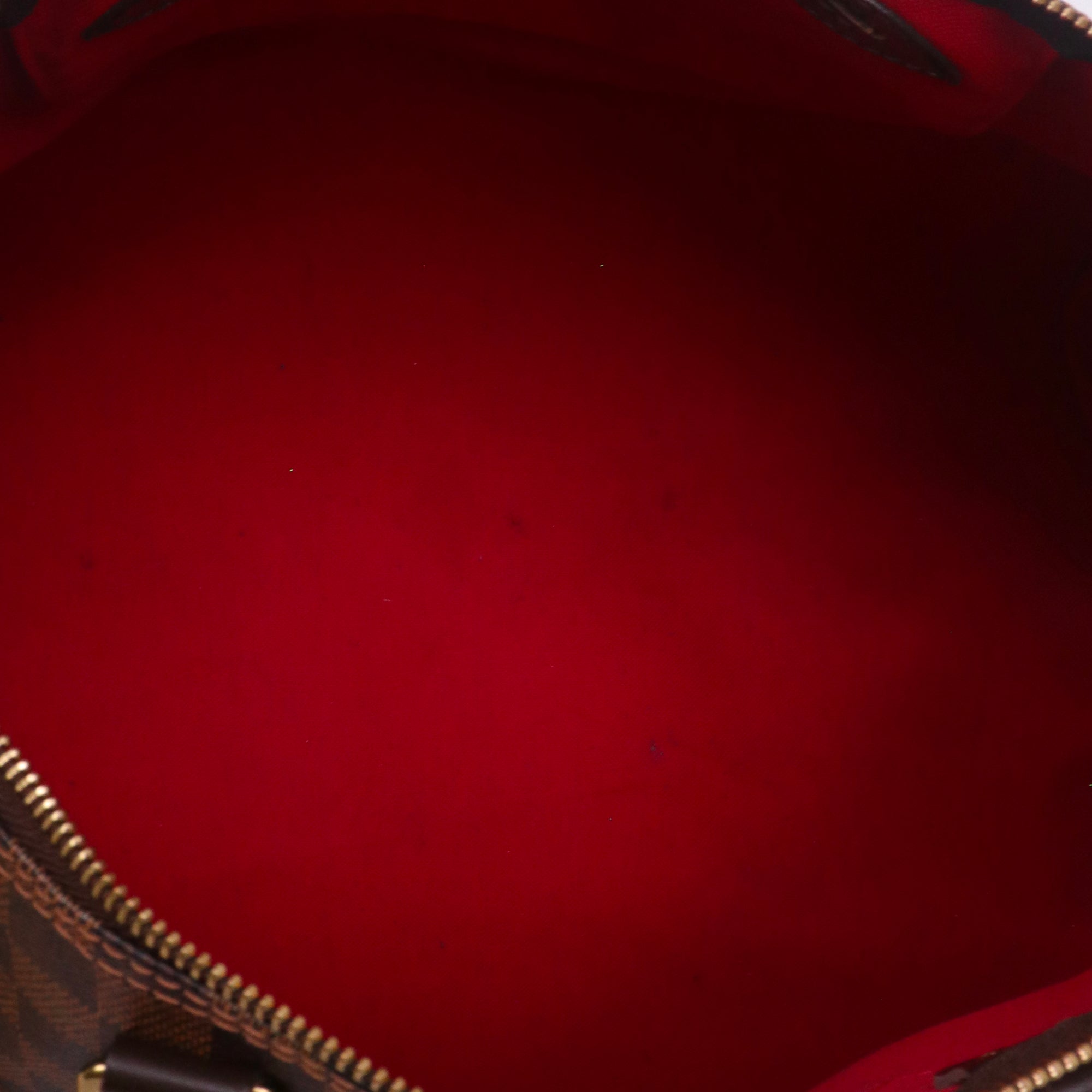 LOUIS VUITTON - Sac à main Speedy 35 Louis Vuitton en toile damier ébène