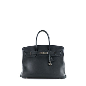 HERMÈS - Sac à main Birkin 35 en cuir togo noir