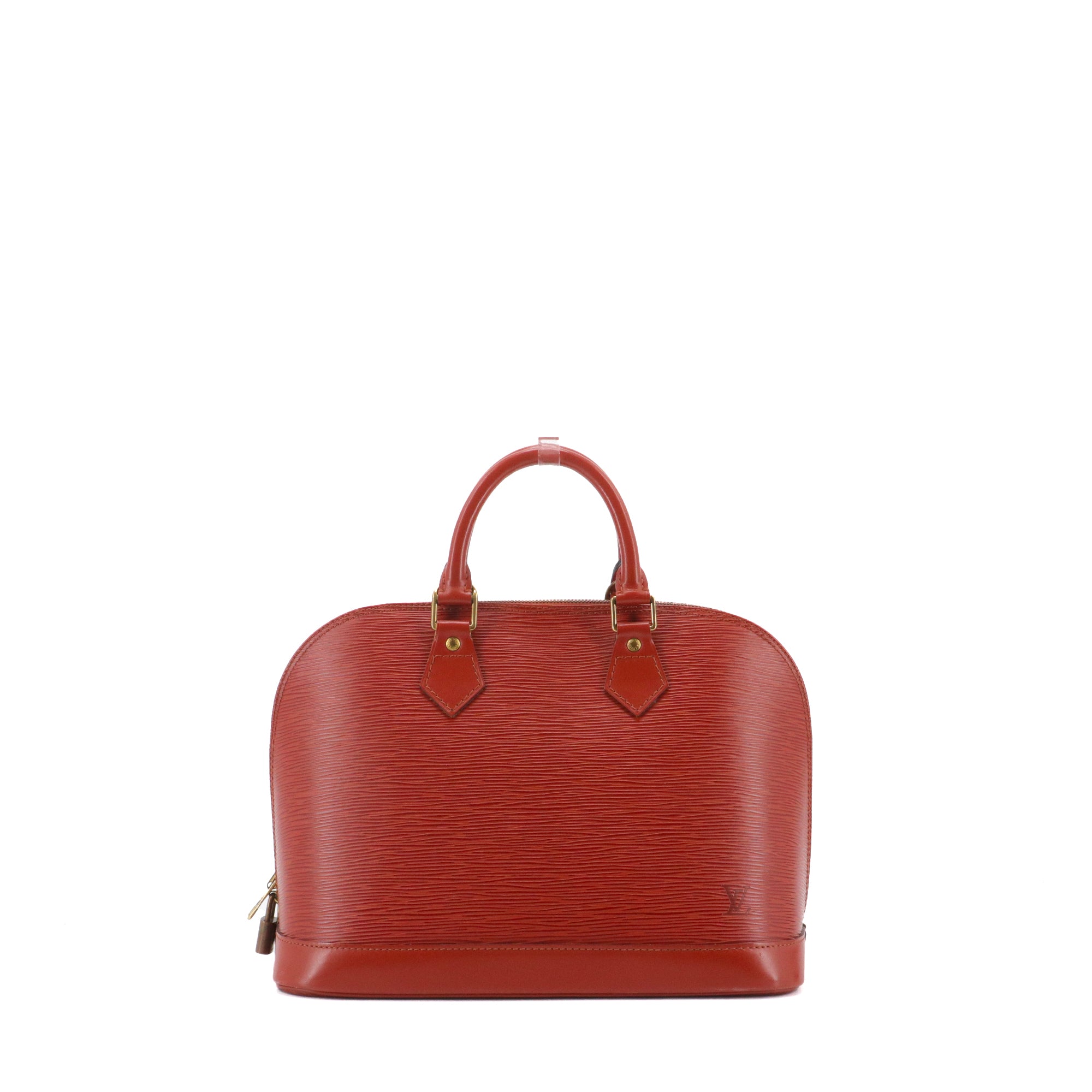 LOUIS VUITTON - Sac à main Alma PM Louis Vuitton en cuir épi marron