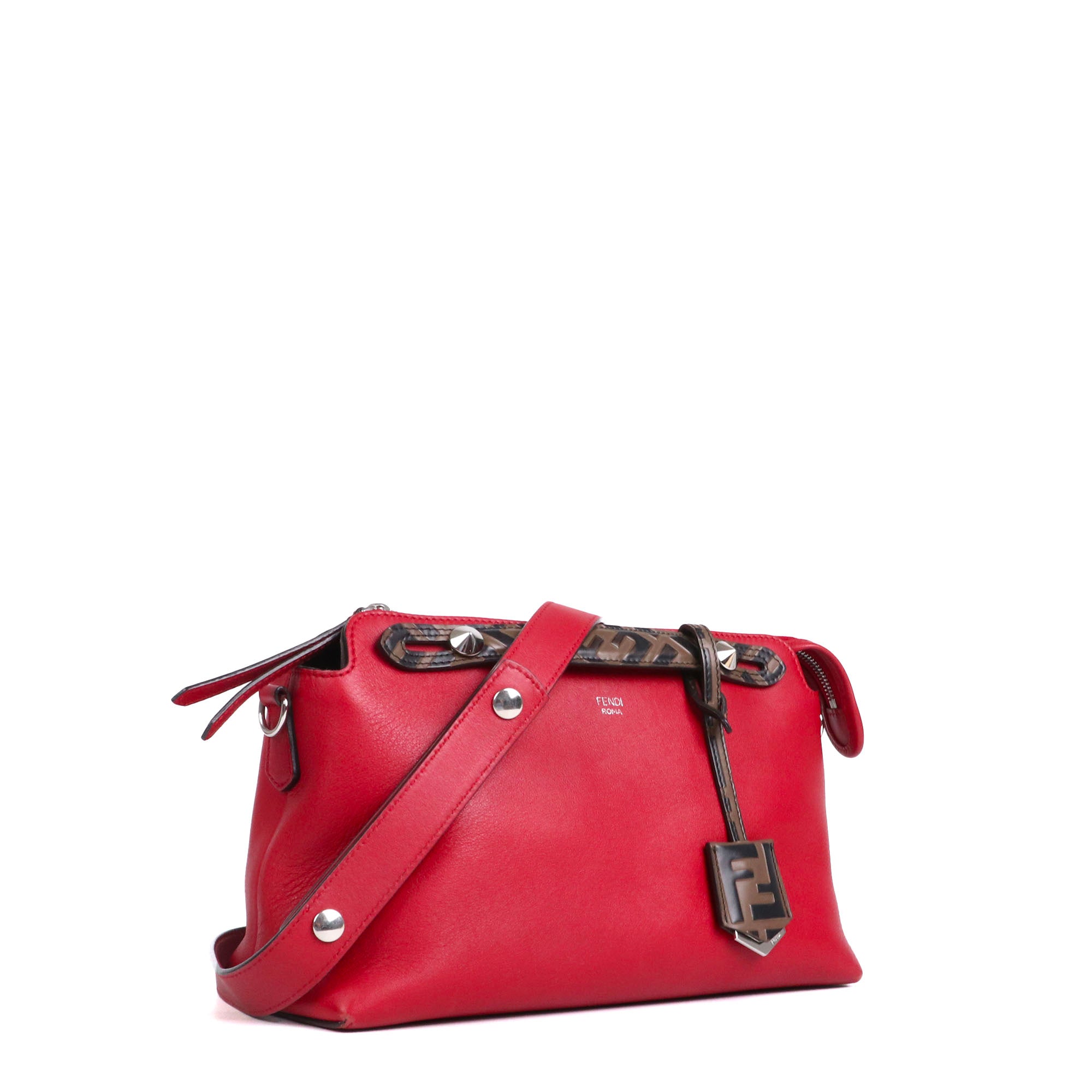 FENDI - By The Way shoulder bag in gray leather