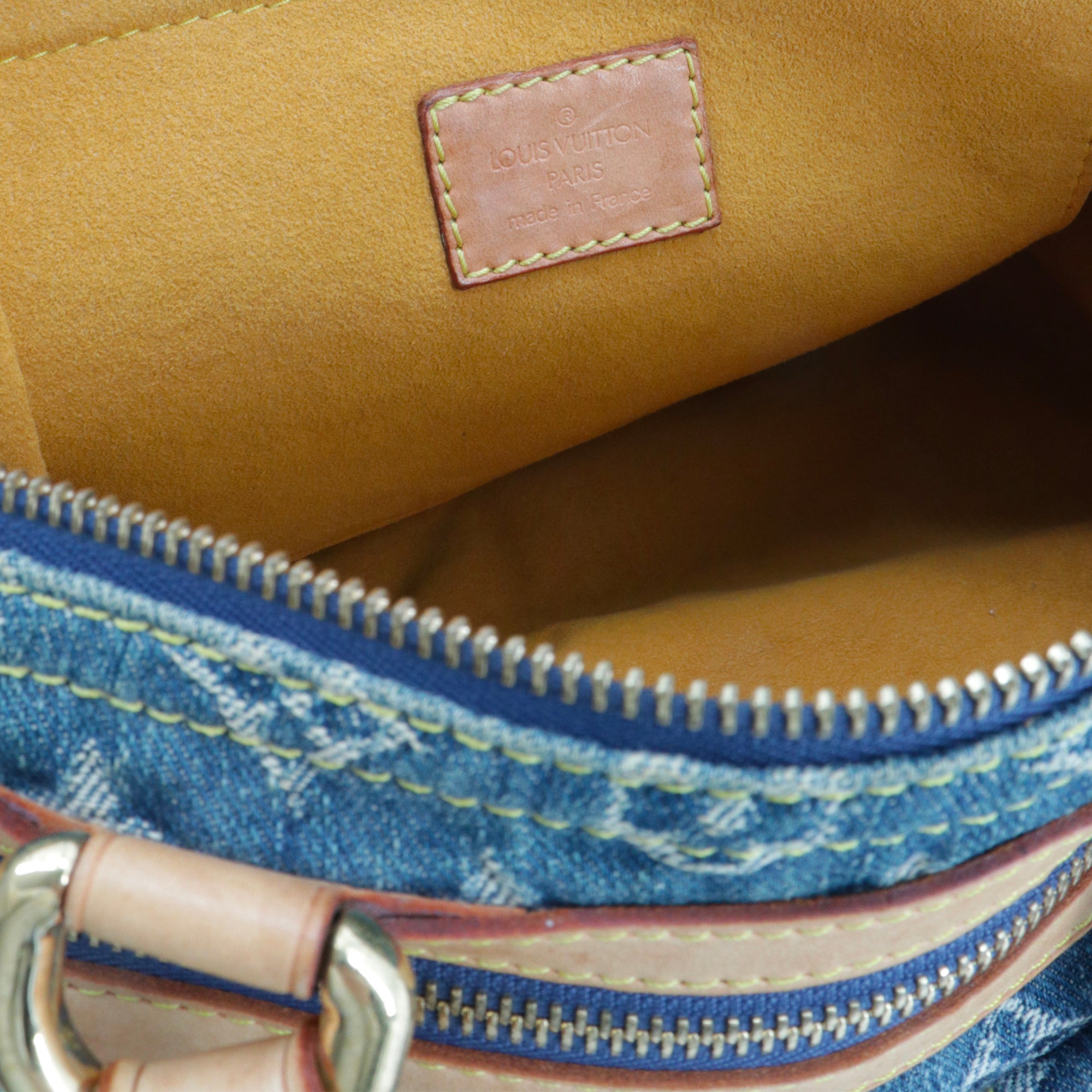 LOUIS VUITTON - Sac à main Néo Speedy Louis Vuitton en denim monogrammé