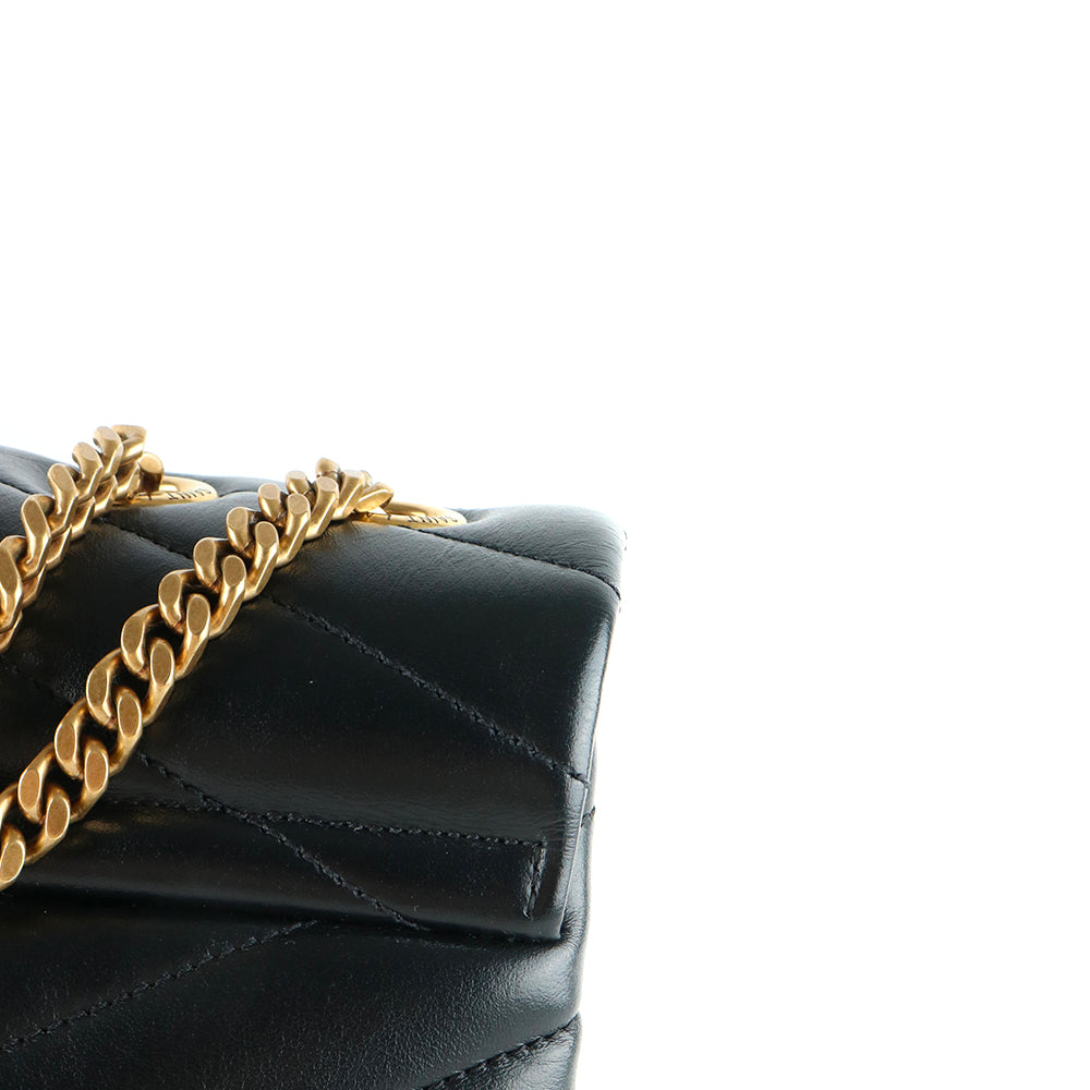 SAINT LAURENT - Sac à épaule Loulou medium en cuir matelassé