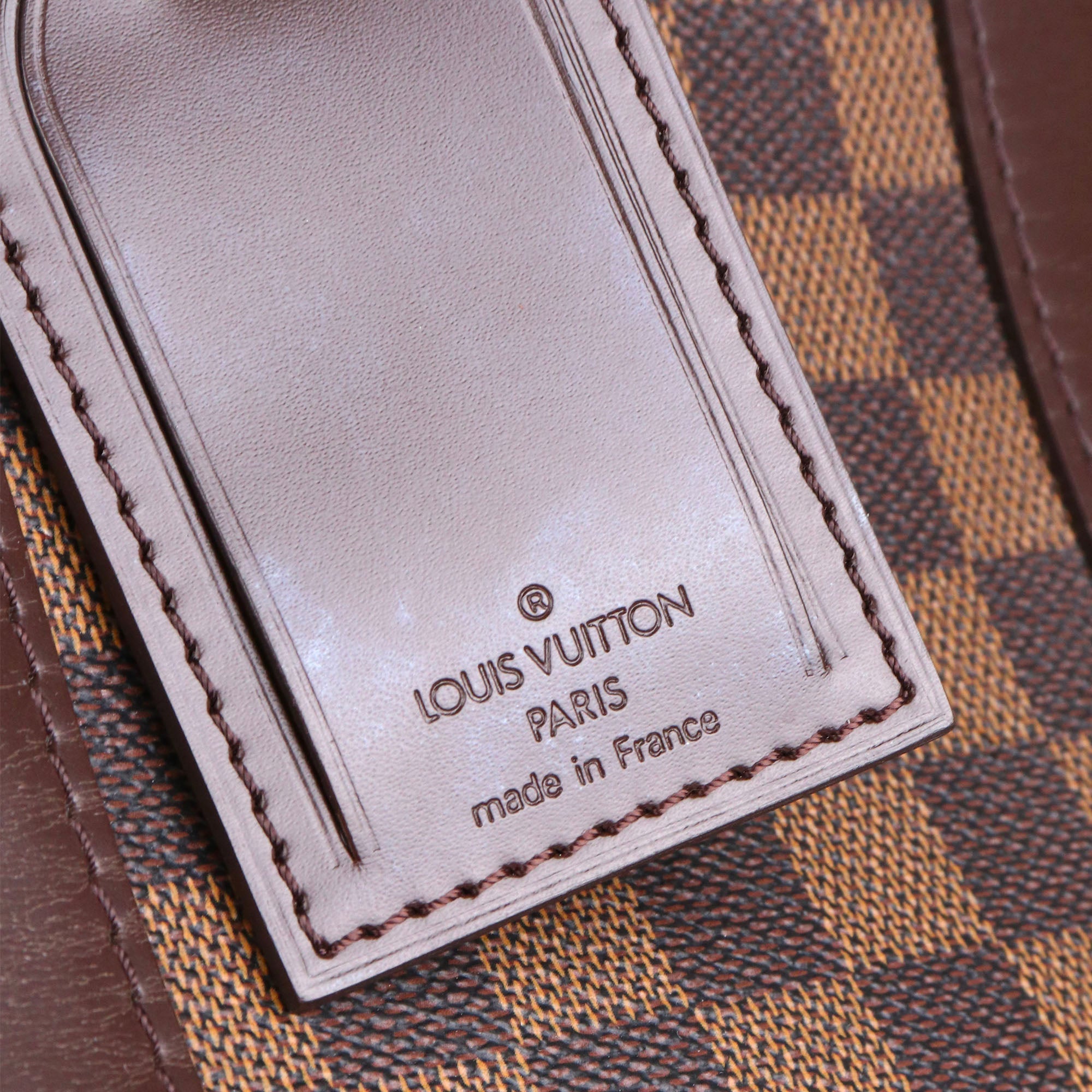 LOUIS VUITTON - Sac de voyage Keepall 50 Louis Vuitton en toile damier ébène