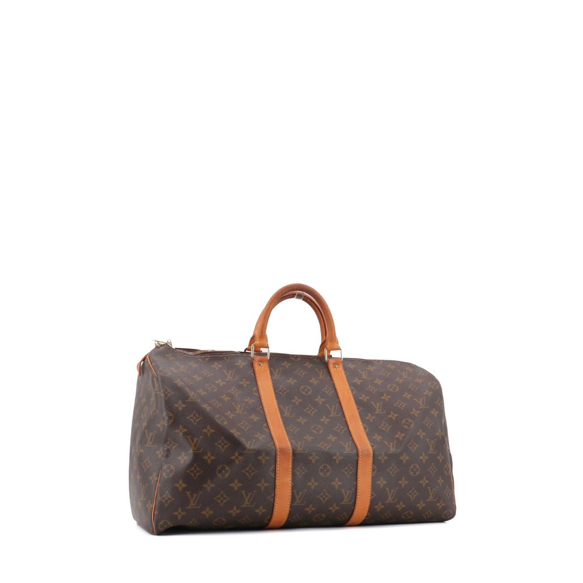 LOUIS VUITTON - Sac de voyage Keepall 50 Louis Vuitton en toile monogrammée
