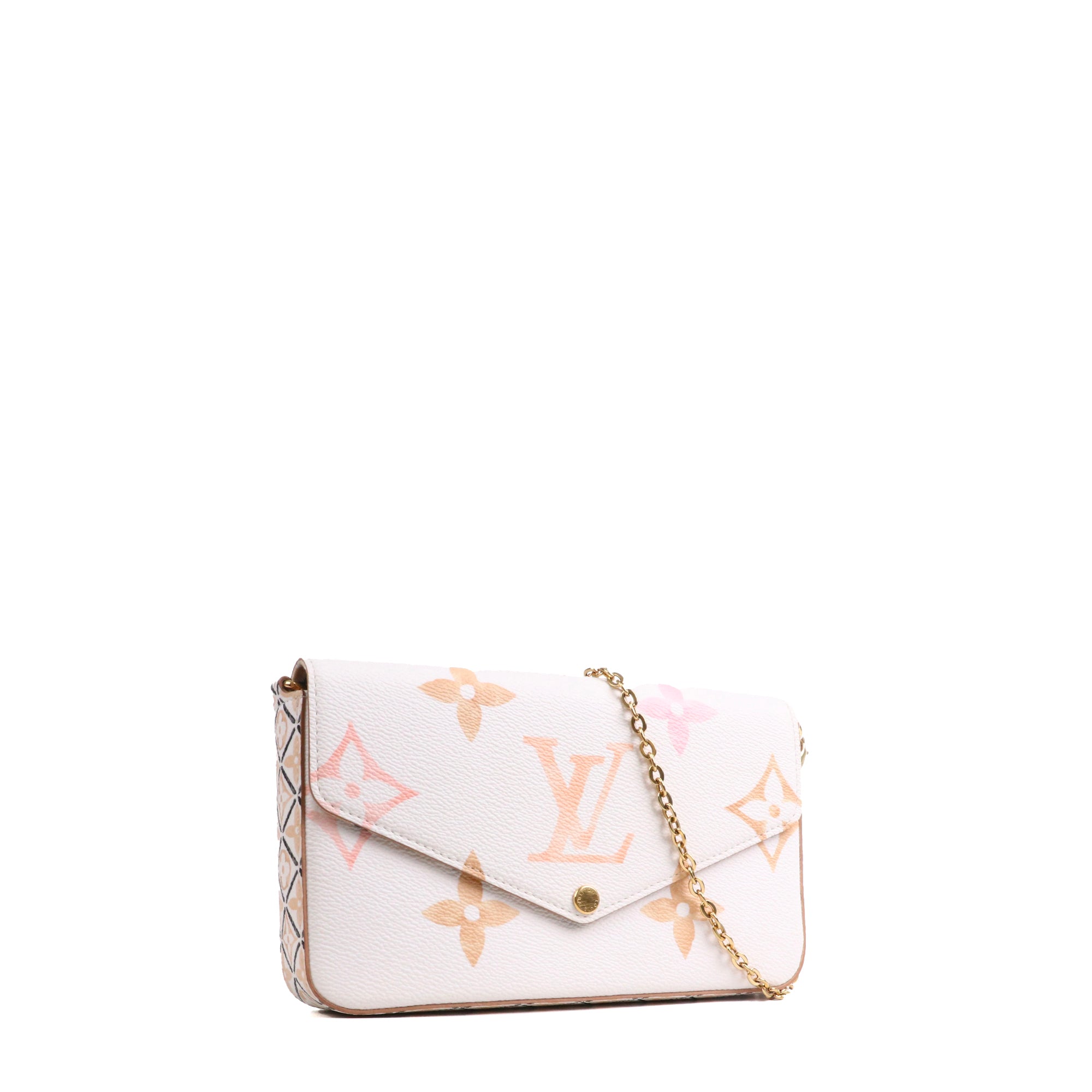 LOUIS VUITTON - Pochette Felicie Resort 2023 Louis Vuitton en toile enduite