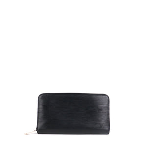 LOUIS VUITTON - Portefeuille Zippy Louis Vuitton en cuir épi noir
