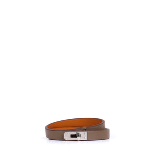 HERMÈS - Orange Clic H bracelet