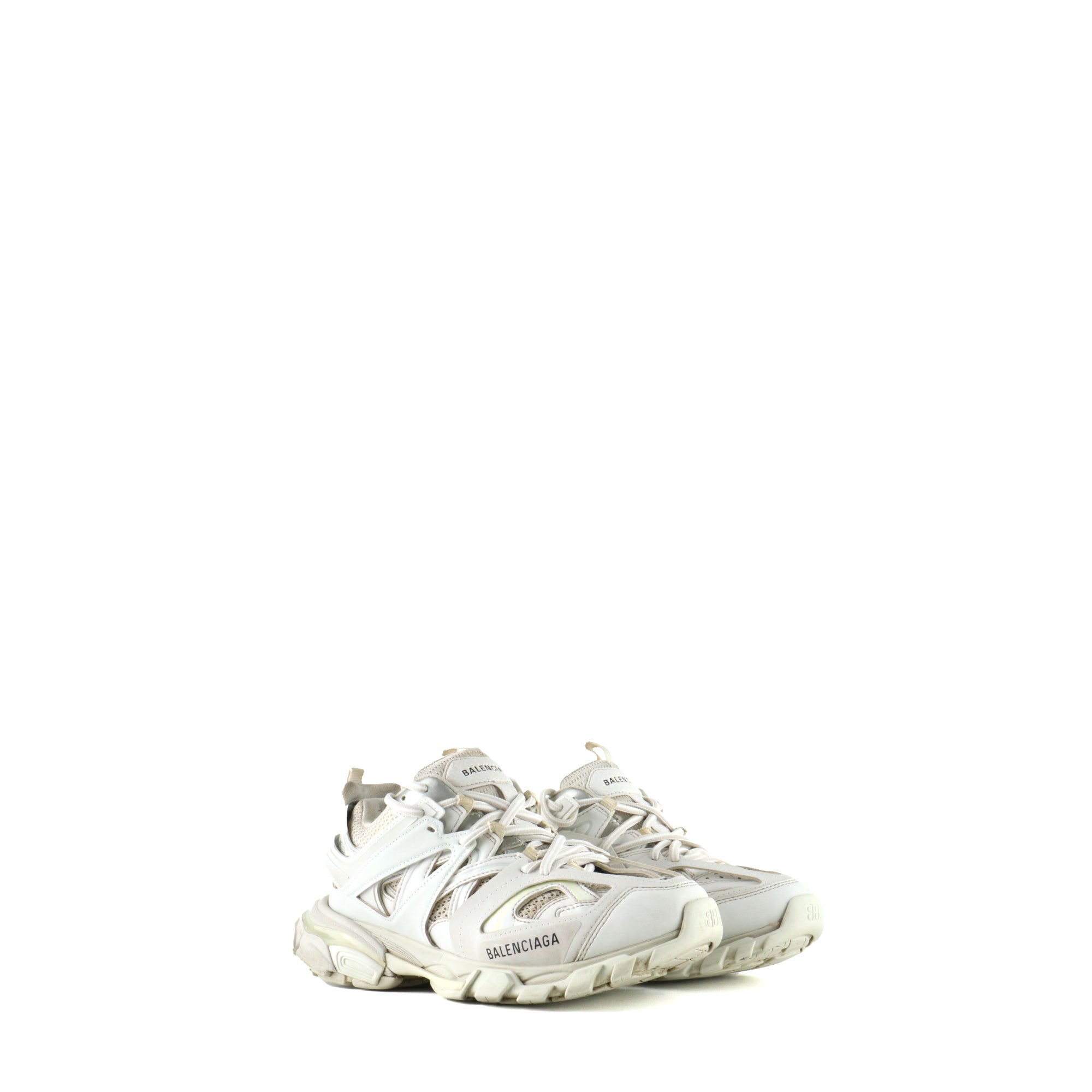 BALENCIAGA - Baskets Track blanches (T39)